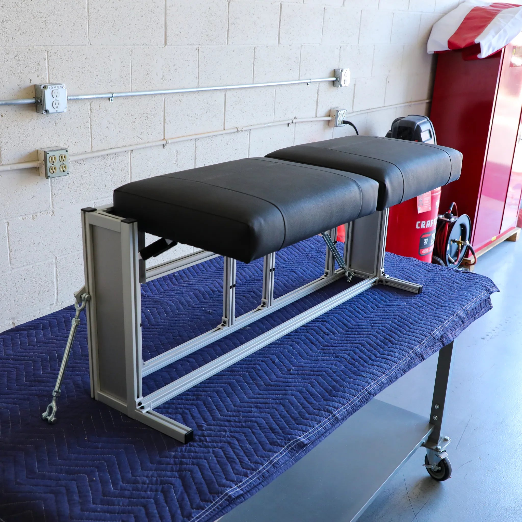 CSS-R countertop seating system for Revel models from 2021 to 2024, shown on a countertop.