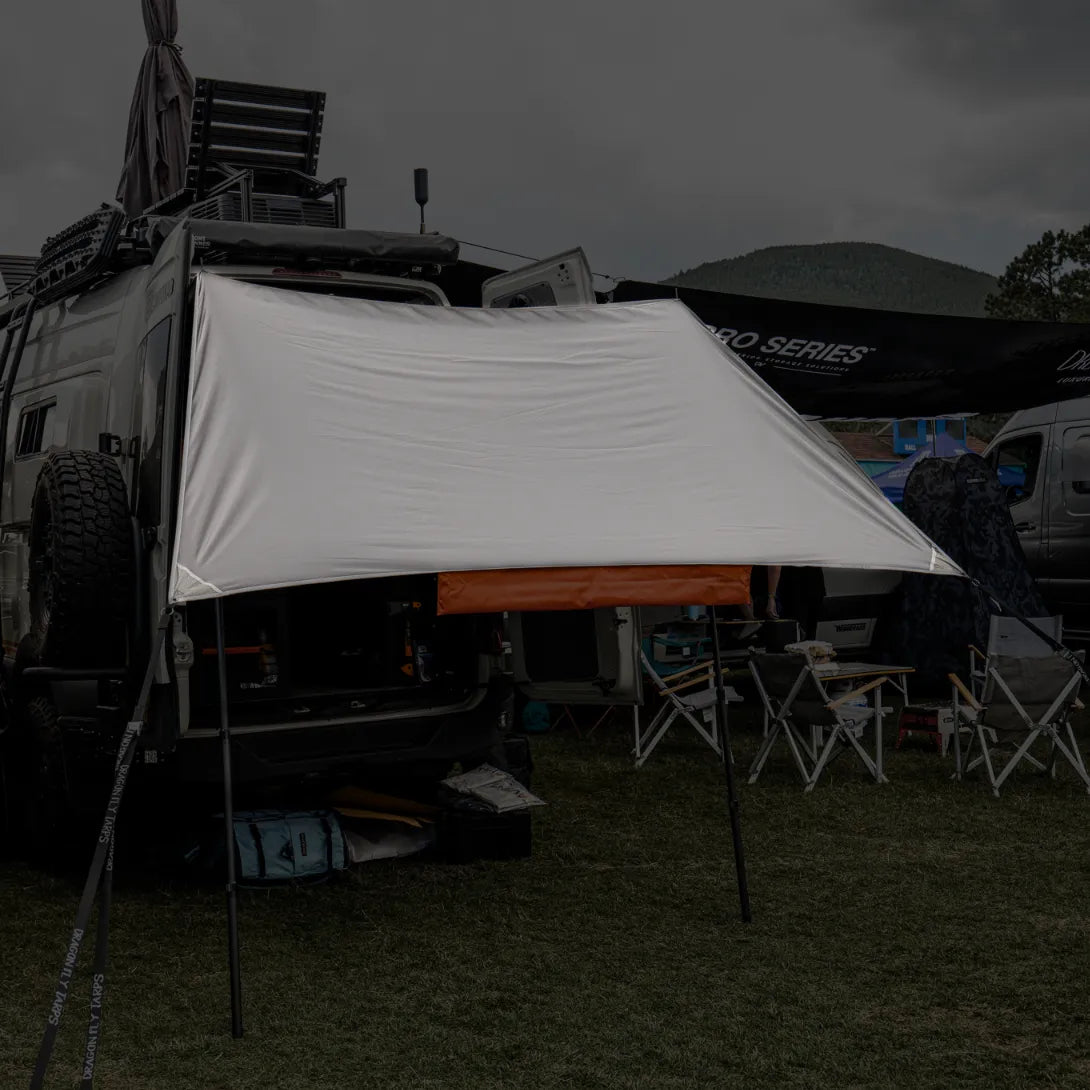 campervan rear door tent Canyon Rear Awning Shade