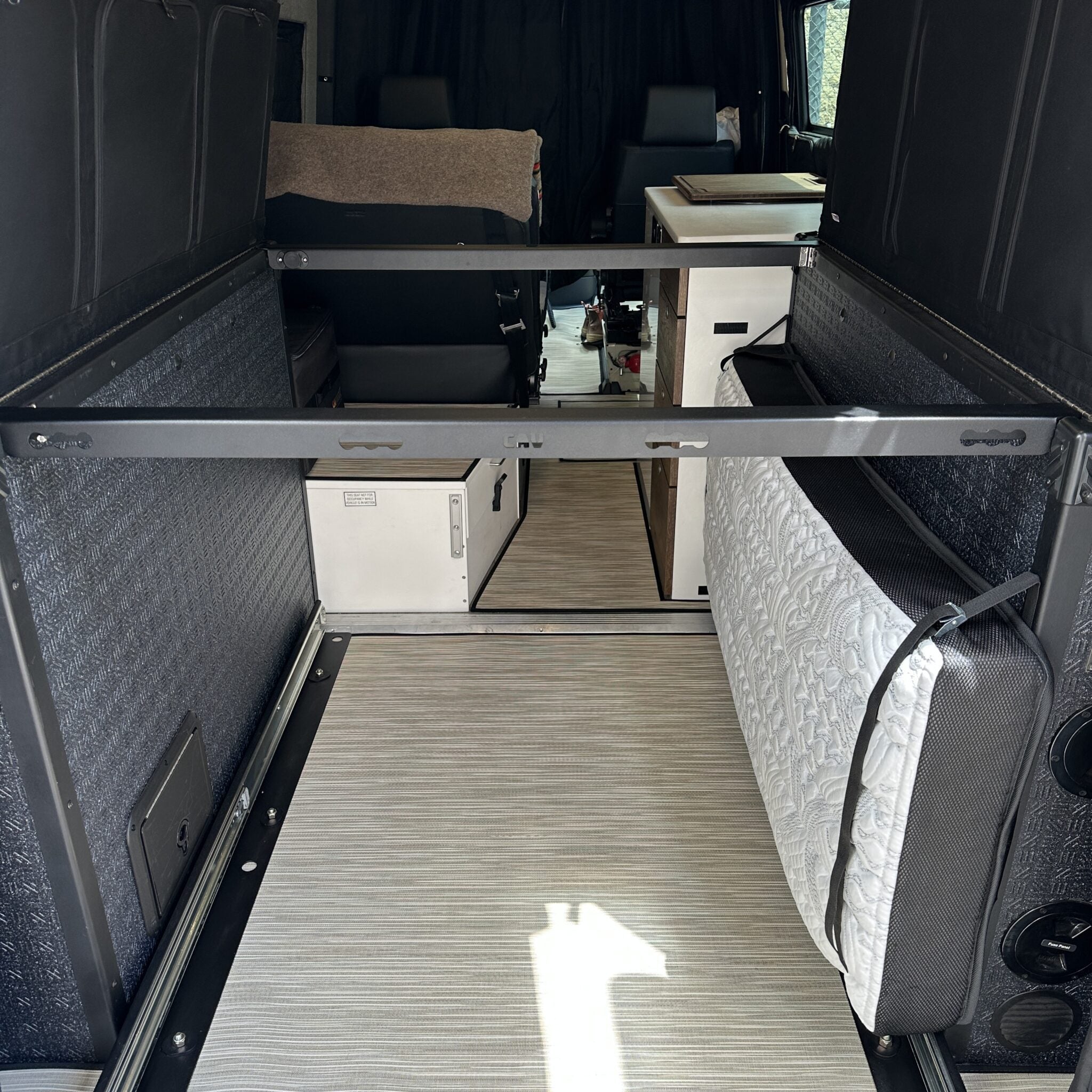 Murphy Bed System with Slide-Out Extensions - Storyteller Overland Mode