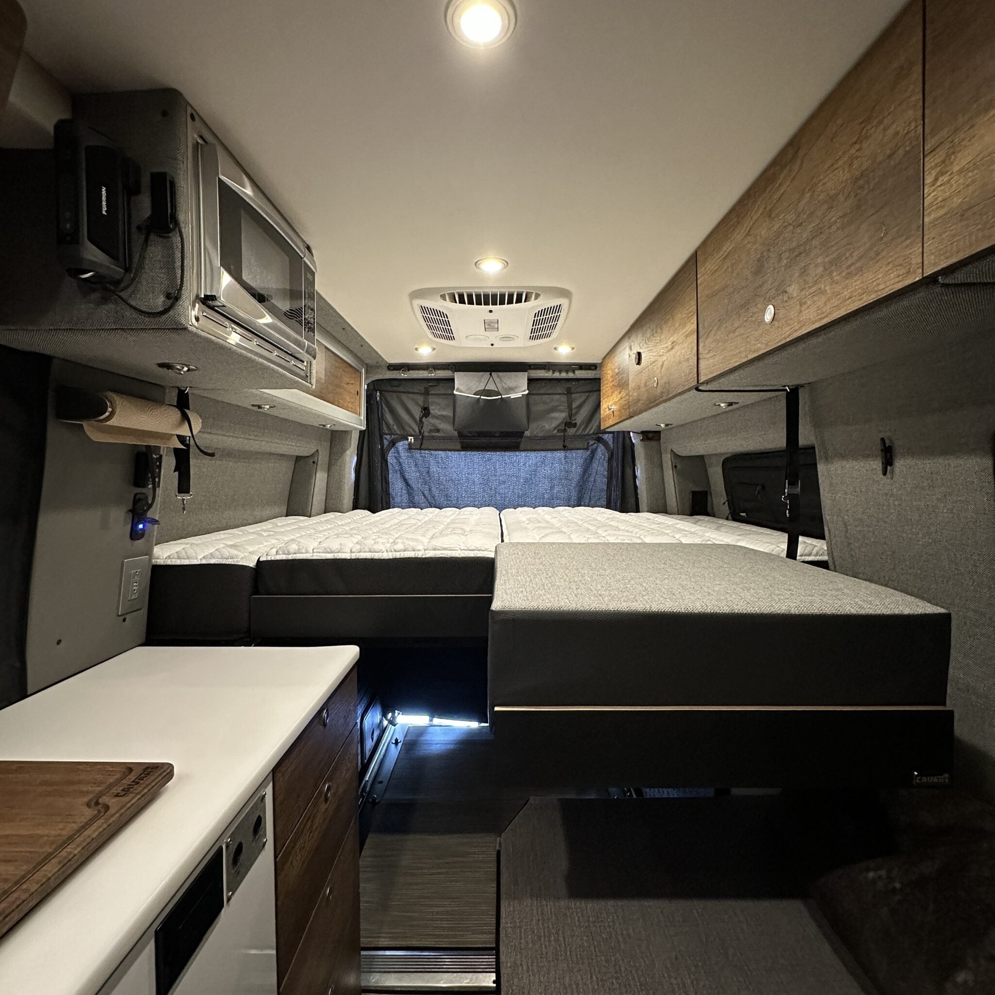 Murphy Bed System with Slide-Out Extensions - Storyteller Overland Mode