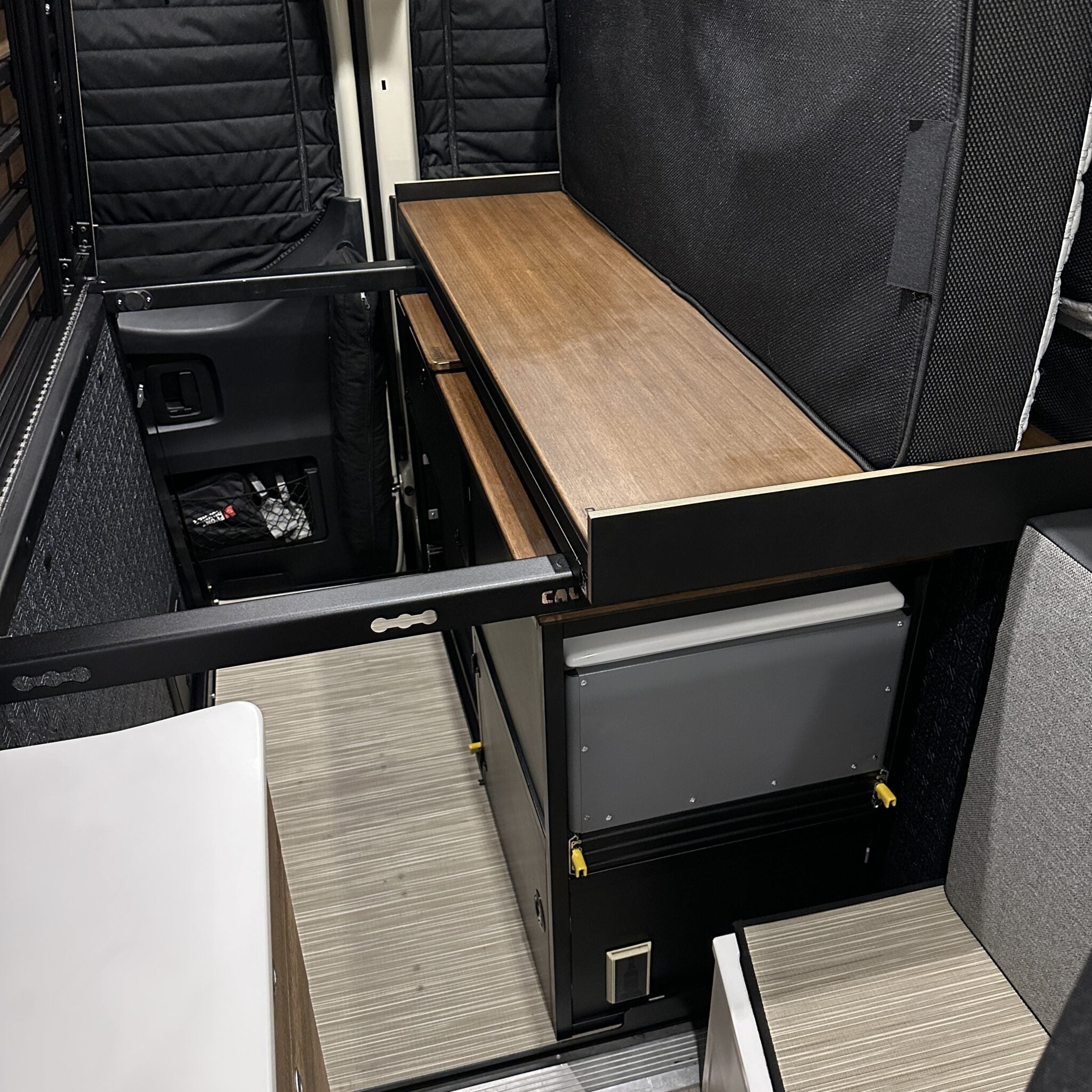 Murphy Bed System with Slide-Out Extensions - Storyteller Overland Mode
