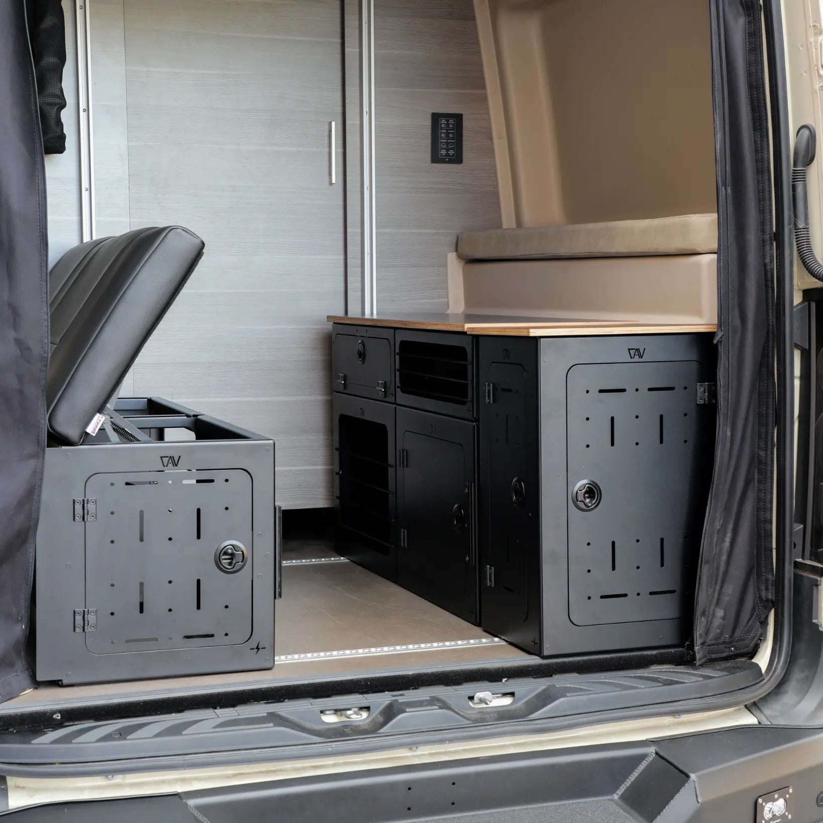 GLSS™ Driver and Passenger PRO – Storage System Set For Jayco Terrain / Entegra Launch
