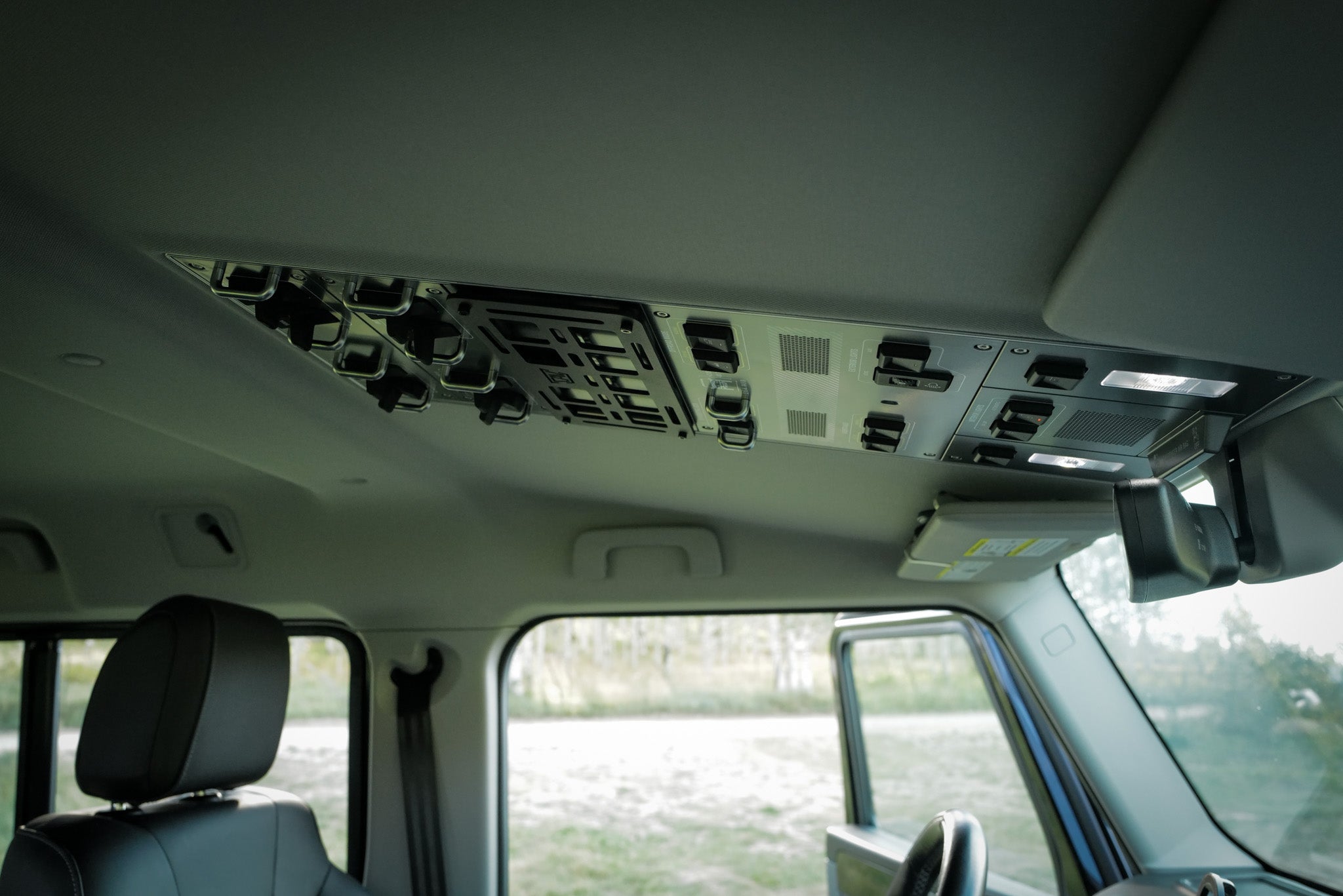 Canyon Adventure Vans INEOS Grenadier overhead molle panel