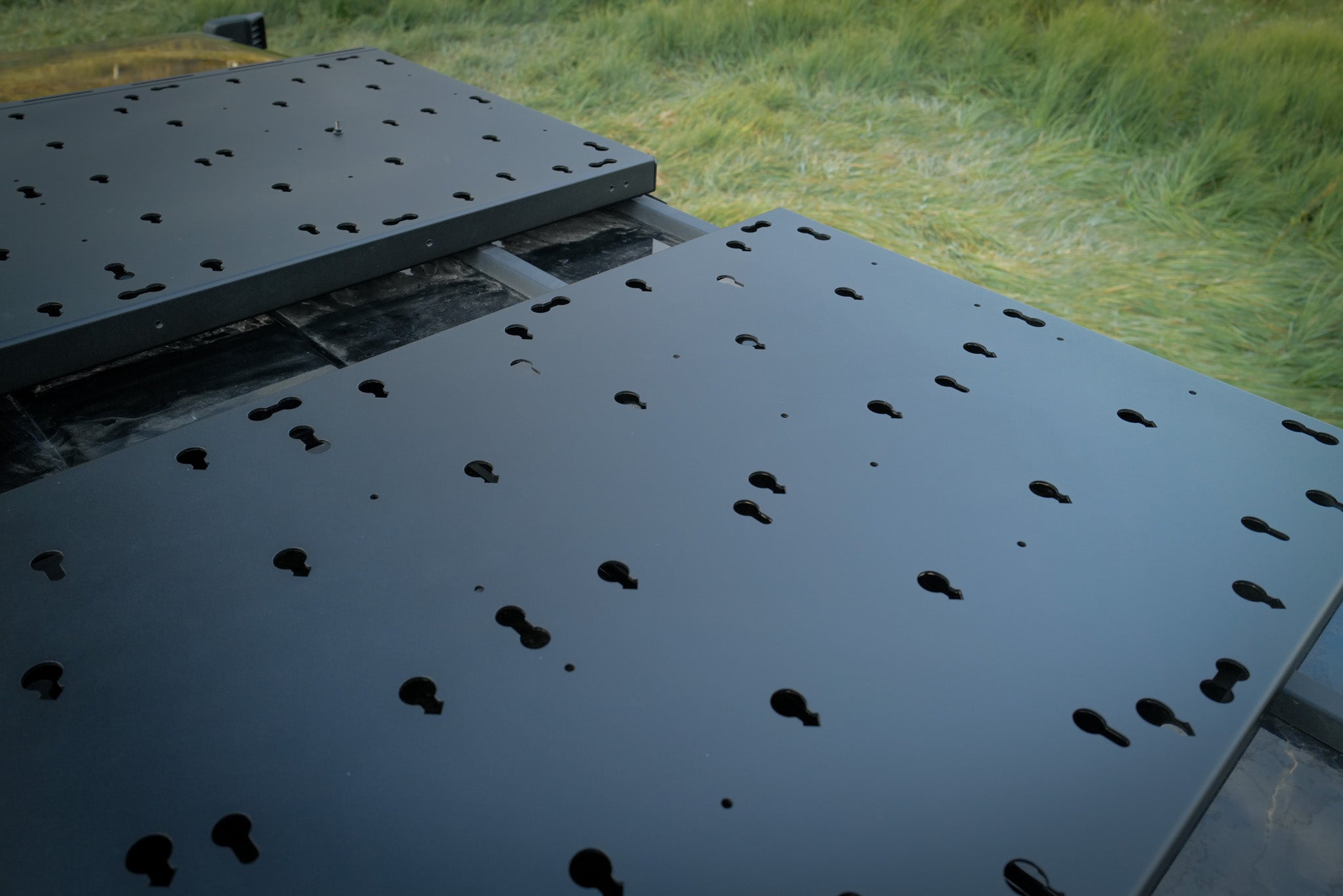 INEOS Grenadier Roof platform with mounting points for gear