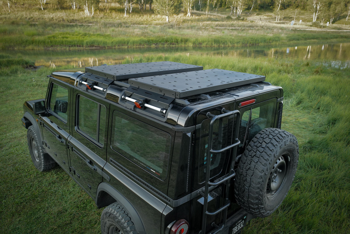 INEOS Grenadier Roof rack top view
