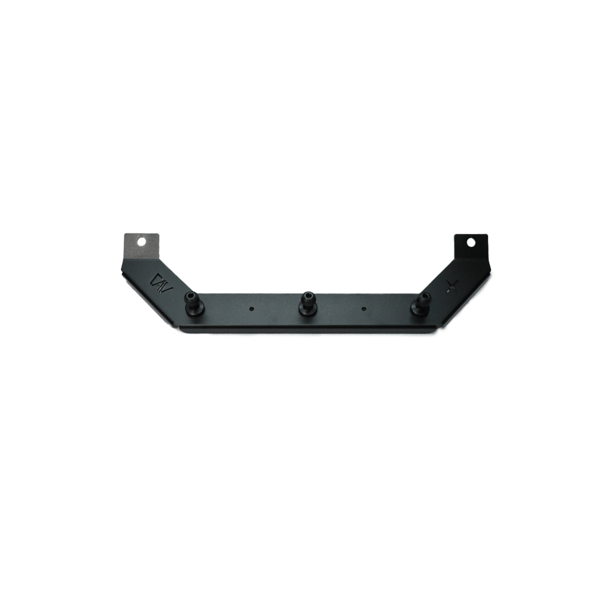 NAV-Mount mounting system bracket with three threaded studs for van installation