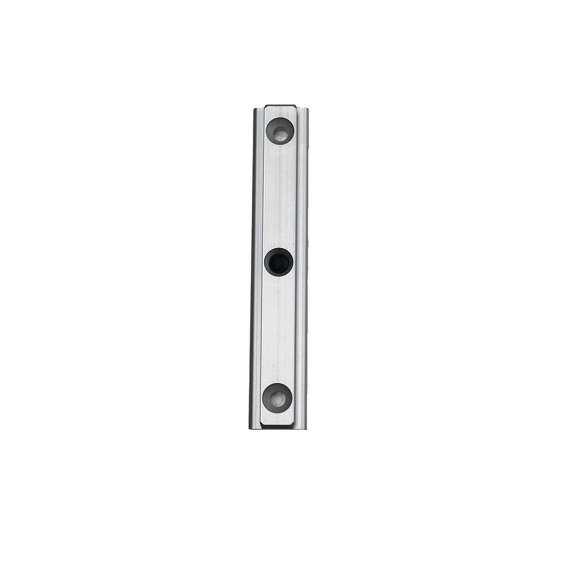 Silver Lagun Slim Bracket with center hole and mounting points, shown from top view.