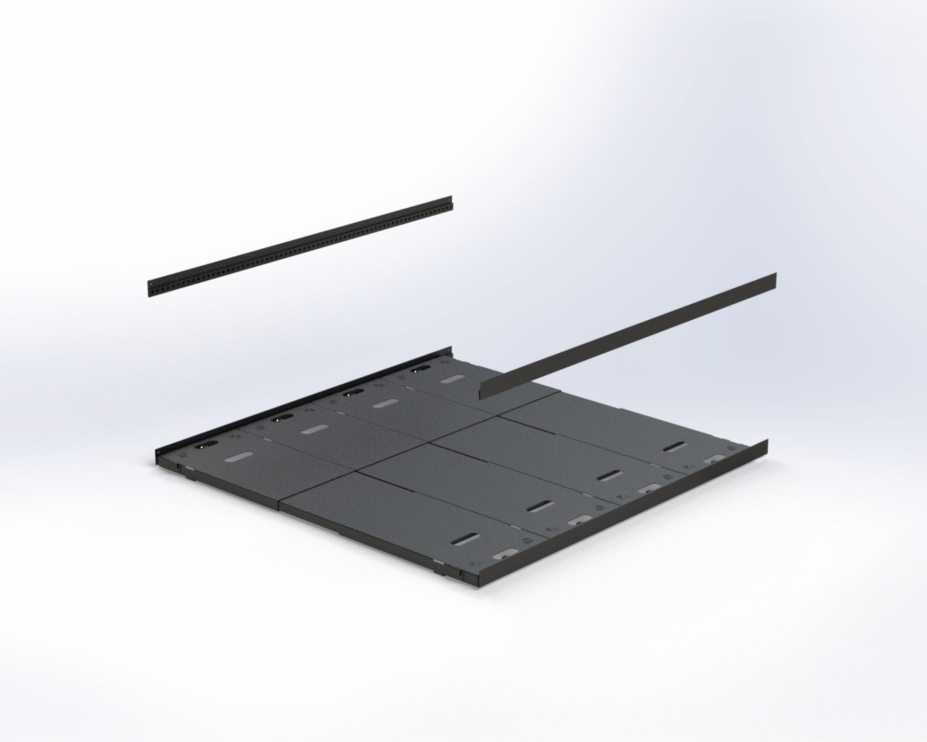 Van Wife bed system with adjustable mattress and frame, shown in a vehicle setting