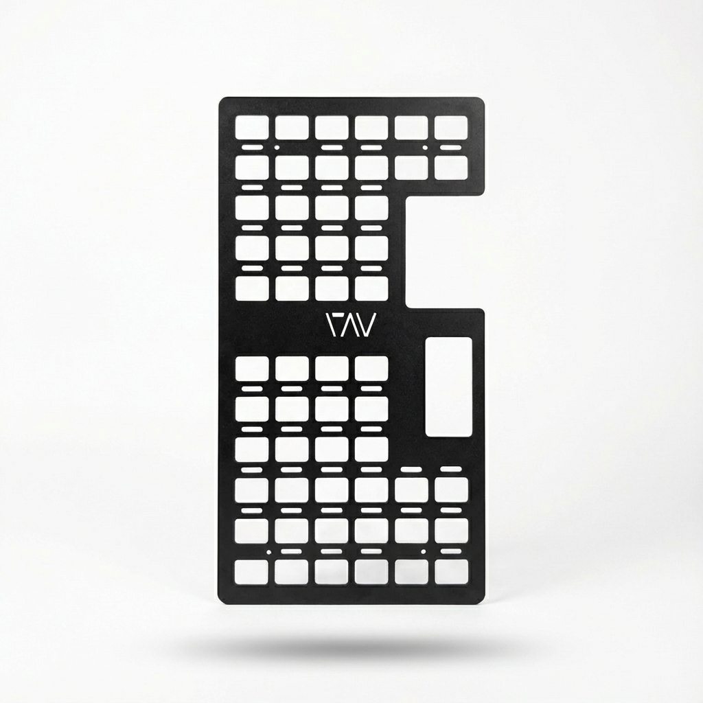 Storyteller Galley MOLLE Panel with grid layout and logo displayed on white background