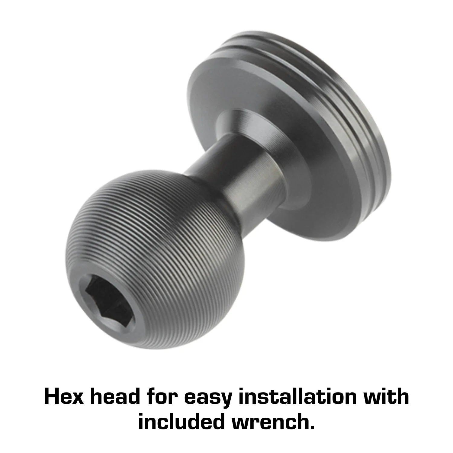 1/4" - 20mm FEMALE Aluminum Mounting Ball (Extra for NAV-Mount™ or L-Track Pro) — https://4ddac4.myshopify.com/products/1-4-20mm-aluminum-mounting-ball