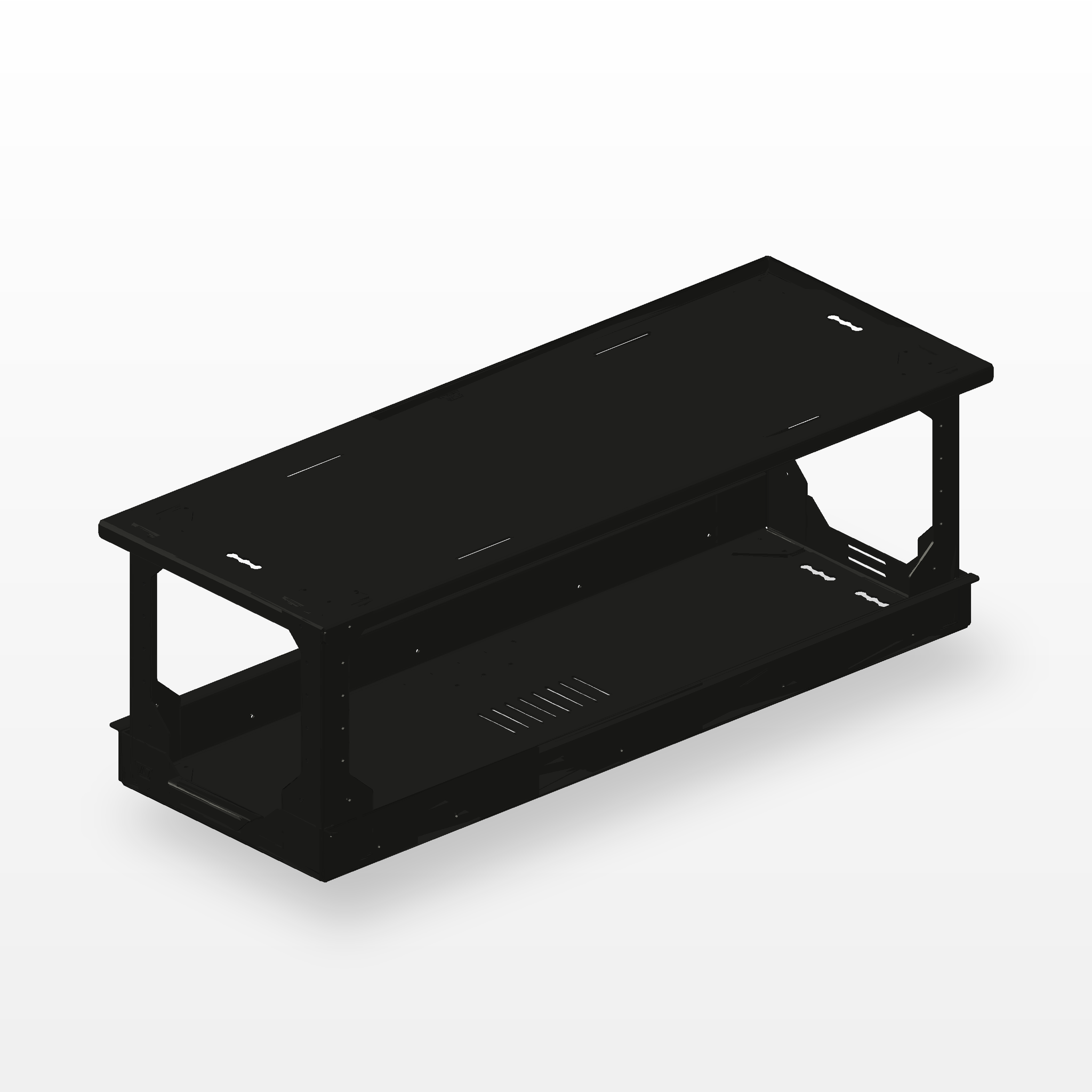 Garage Edition Combination Black Render — Bench Top + Legs — No MOLLE