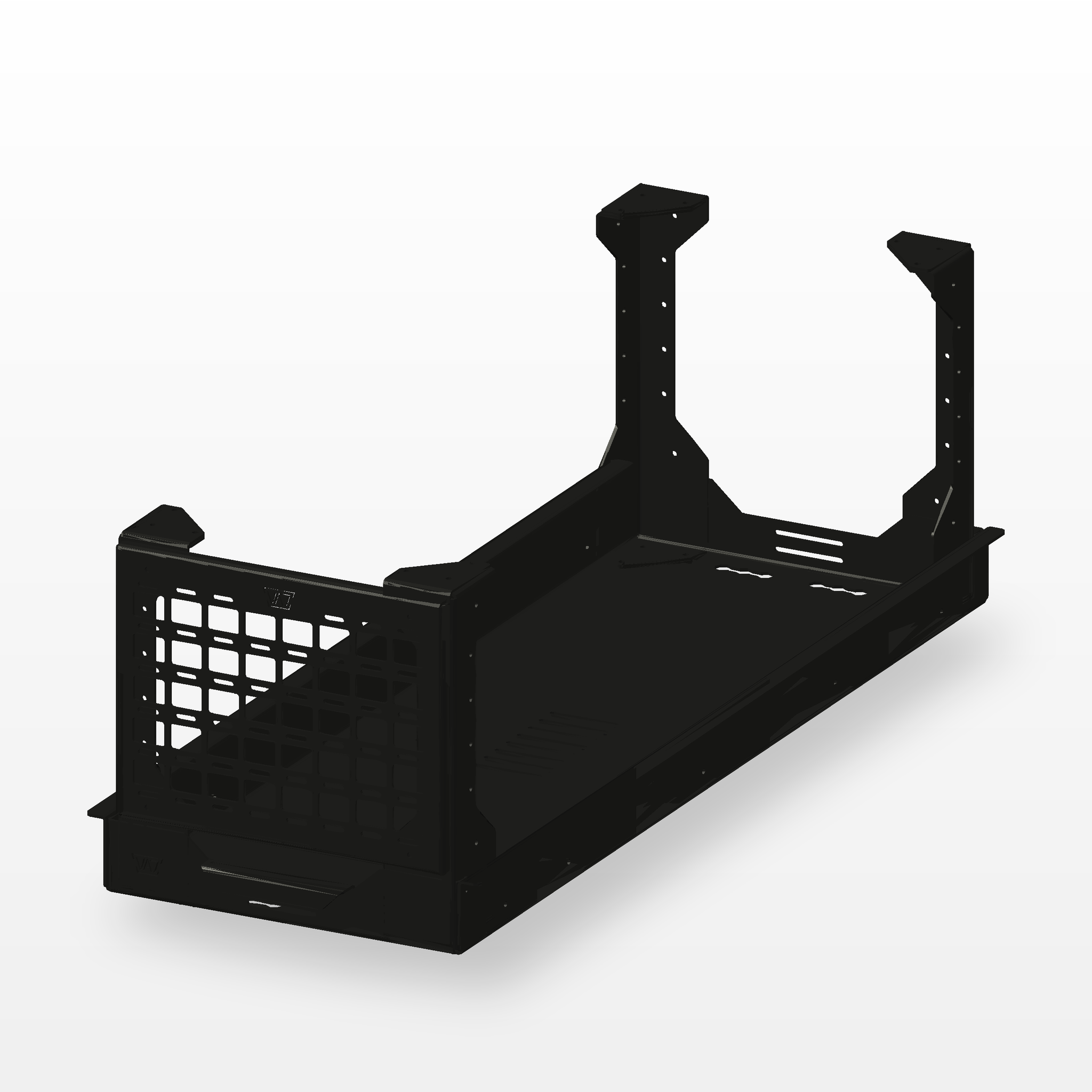 Garage Edition Combination Black Render — Slide Tray + End MOLLE