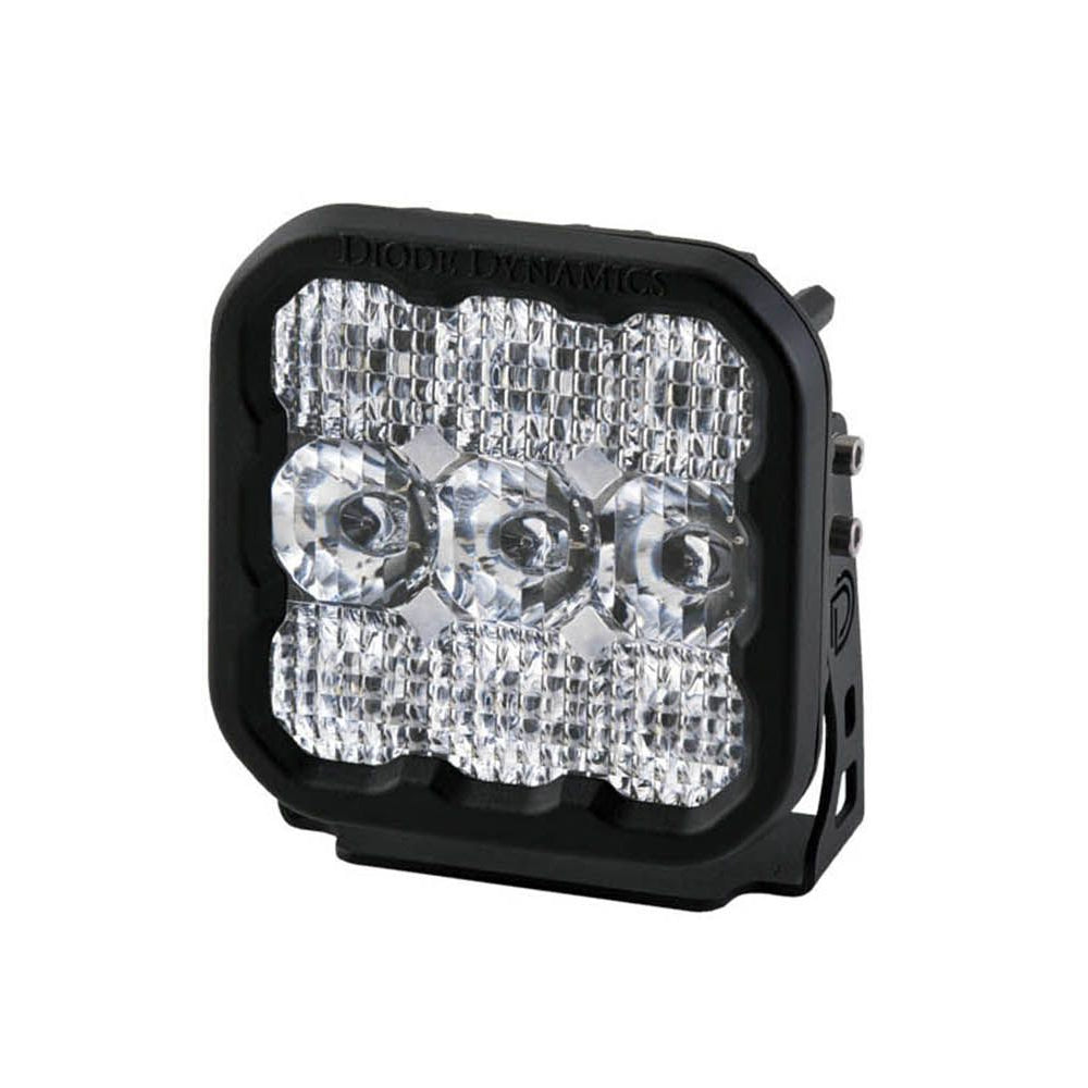 diode dynamics ss5 pro white combo single led light pod 5"