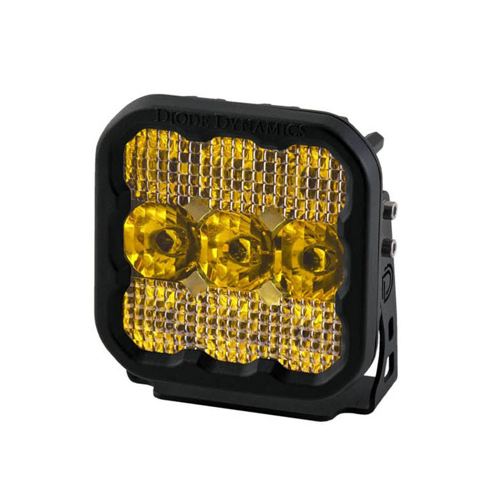 diode dynamics ss5 yellow single 5" led light