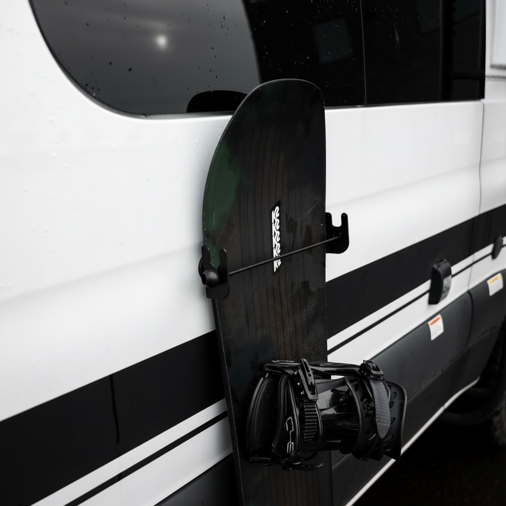 Magnetic Ski/Snowboard Holder