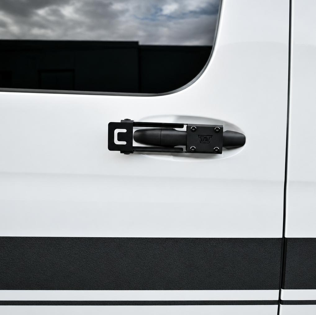 black aluminum powdercoated cav door handle extender for sliding door mercedes sprinter vans