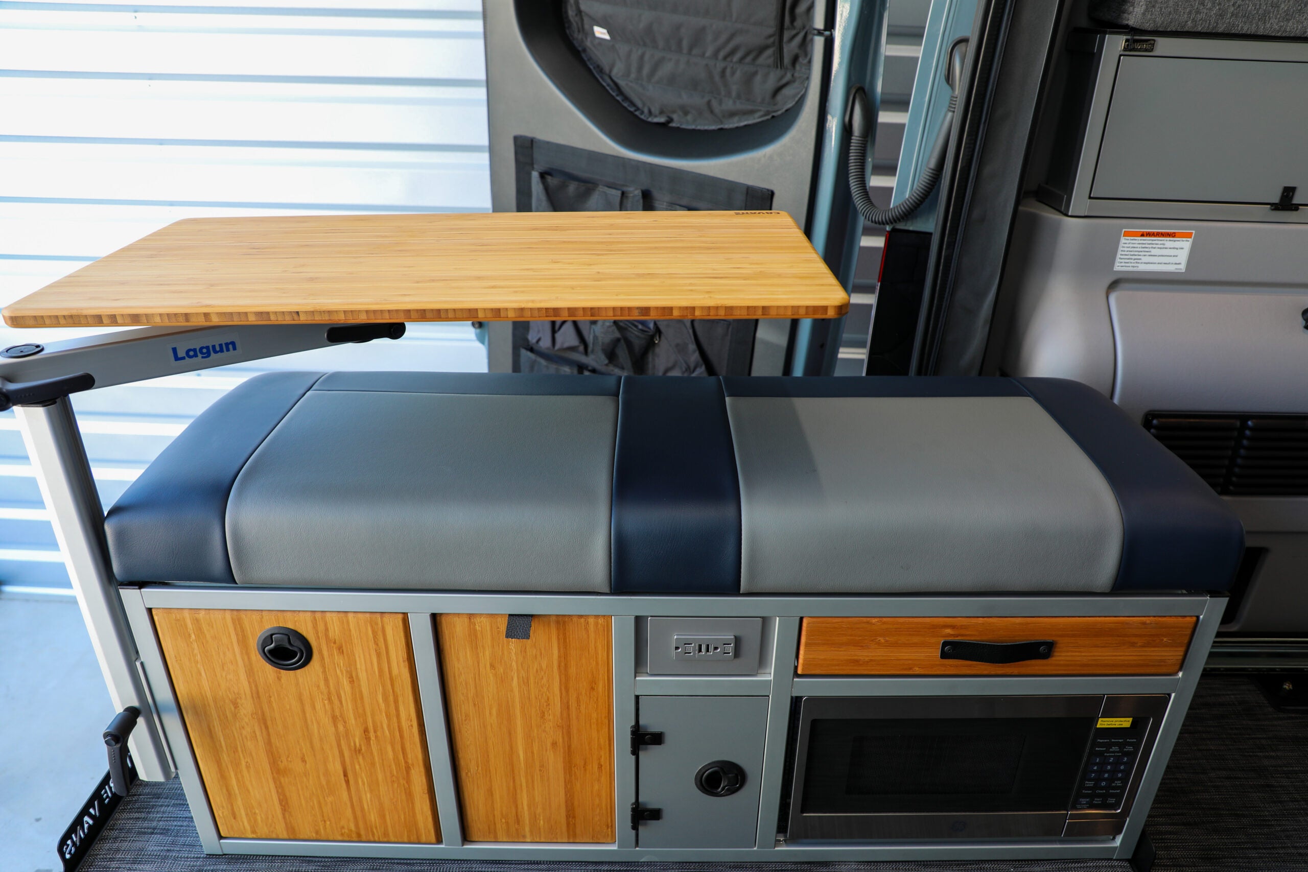 The 2021+ GLSS™ - UTILITY SERIES 3.0 - GARAGE LOUNGE STORAGE SYSTEM made for the 2021/2022/2023 REVEL Patent Pending