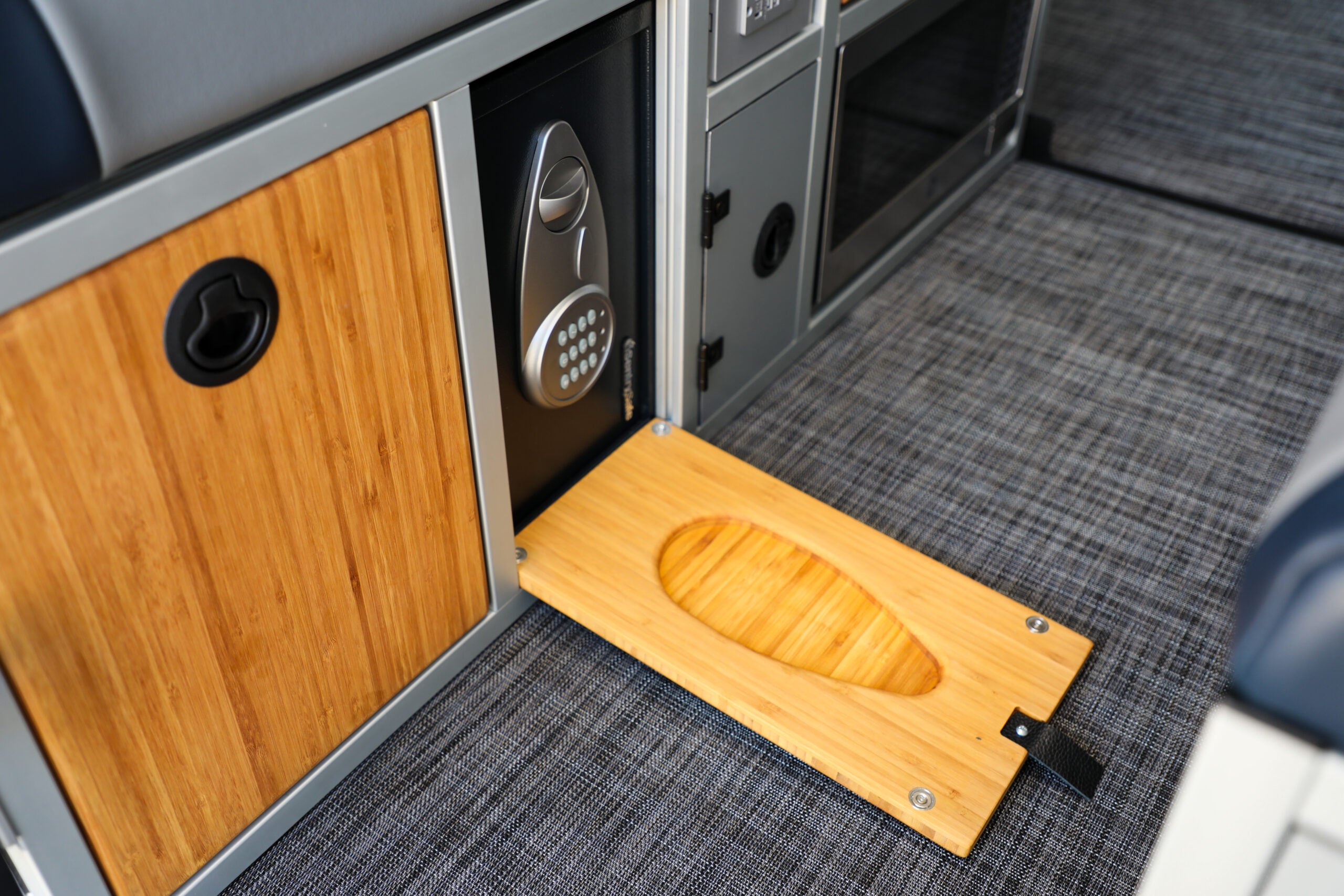 The 2021+ GLSS™ - UTILITY SERIES 3.0 - GARAGE LOUNGE STORAGE SYSTEM made for the 2021/2022/2023 REVEL Patent Pending