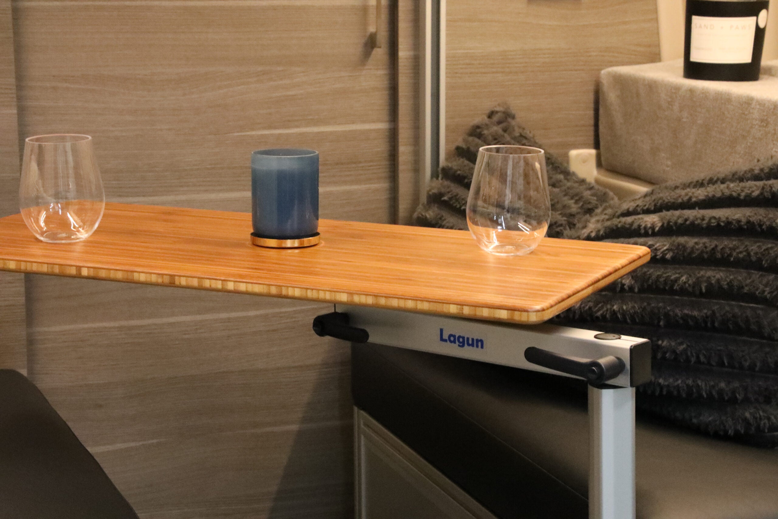 The 2021+ GLSS™ GARAGE LOUNGE STORAGE SYSTEM made for the JAYCO/ENTEGRA Patent Pending