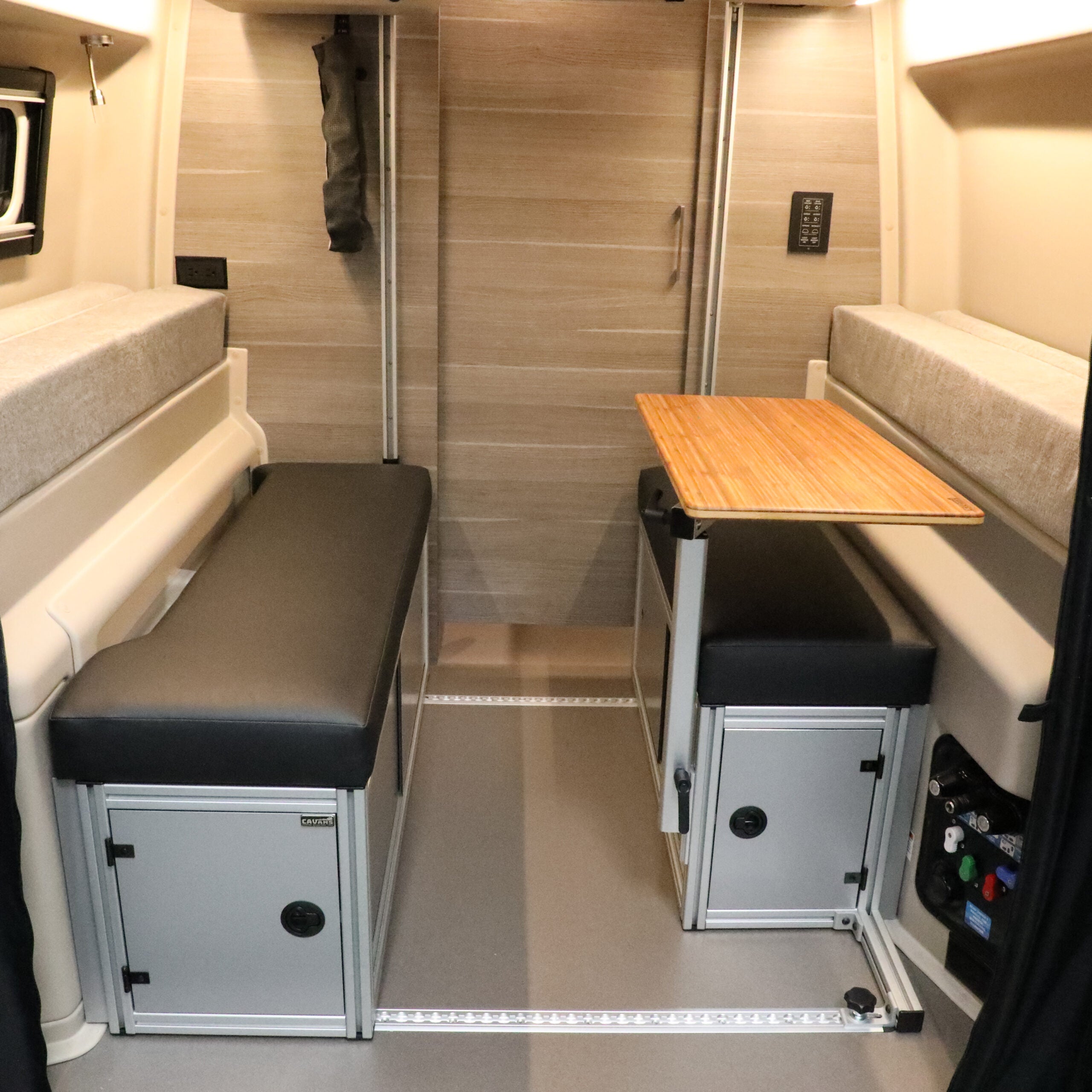 The 2021+ GLSS™ GARAGE LOUNGE STORAGE SYSTEM made for the JAYCO/ENTEGRA Patent Pending