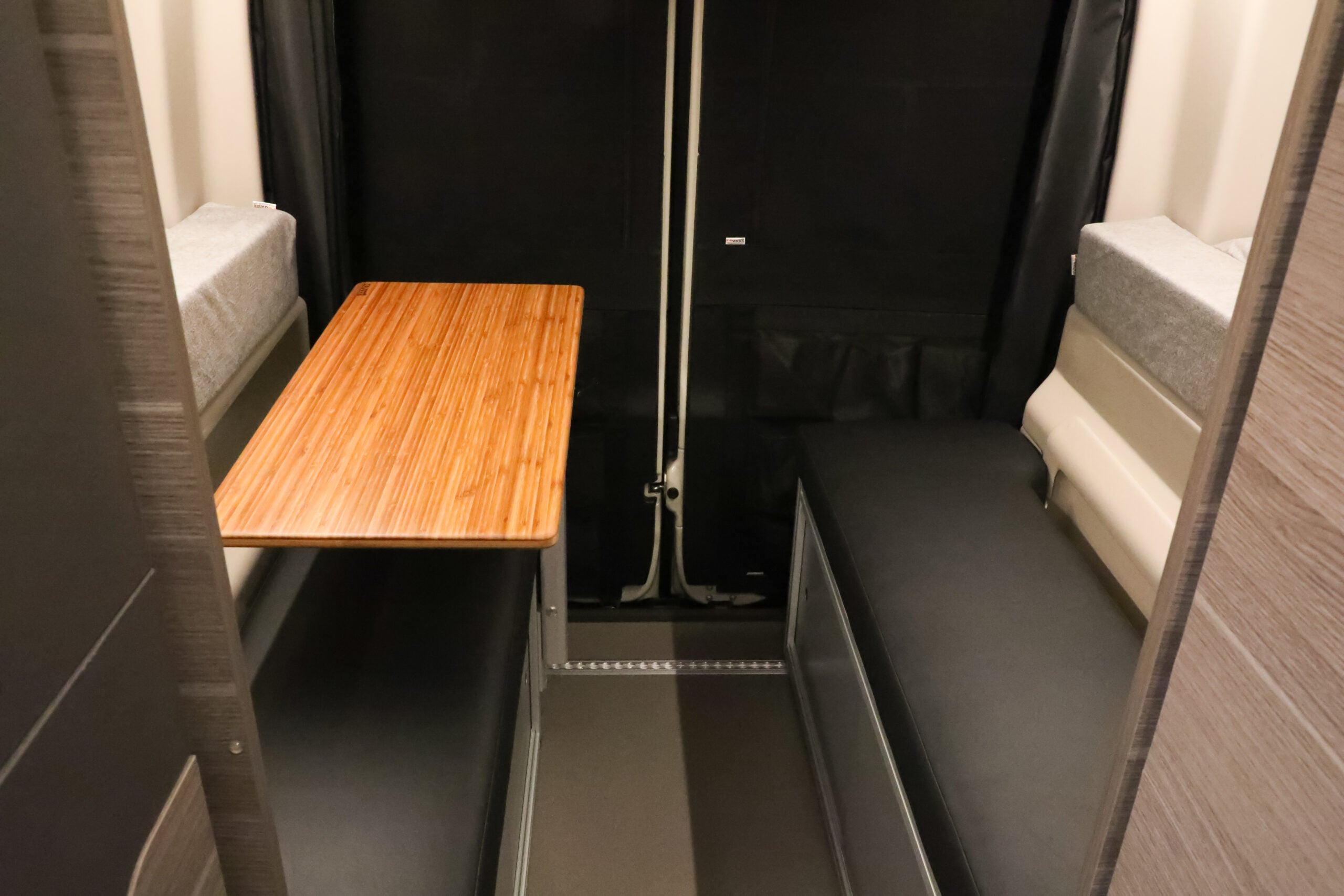 The 2021+ GLSS™ GARAGE LOUNGE STORAGE SYSTEM made for the JAYCO/ENTEGRA Patent Pending