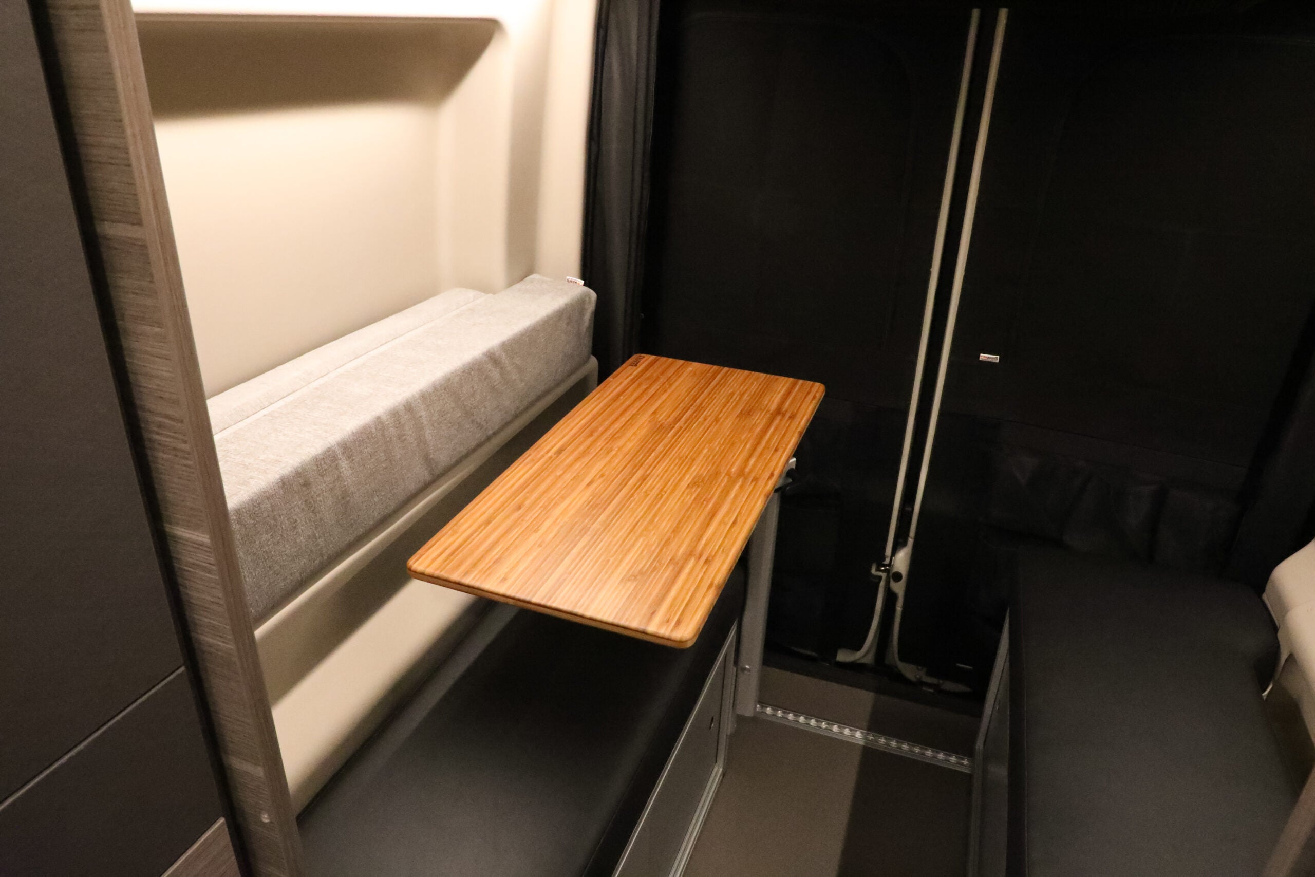 The 2021+ GLSS™ GARAGE LOUNGE STORAGE SYSTEM made for the JAYCO/ENTEGRA Patent Pending