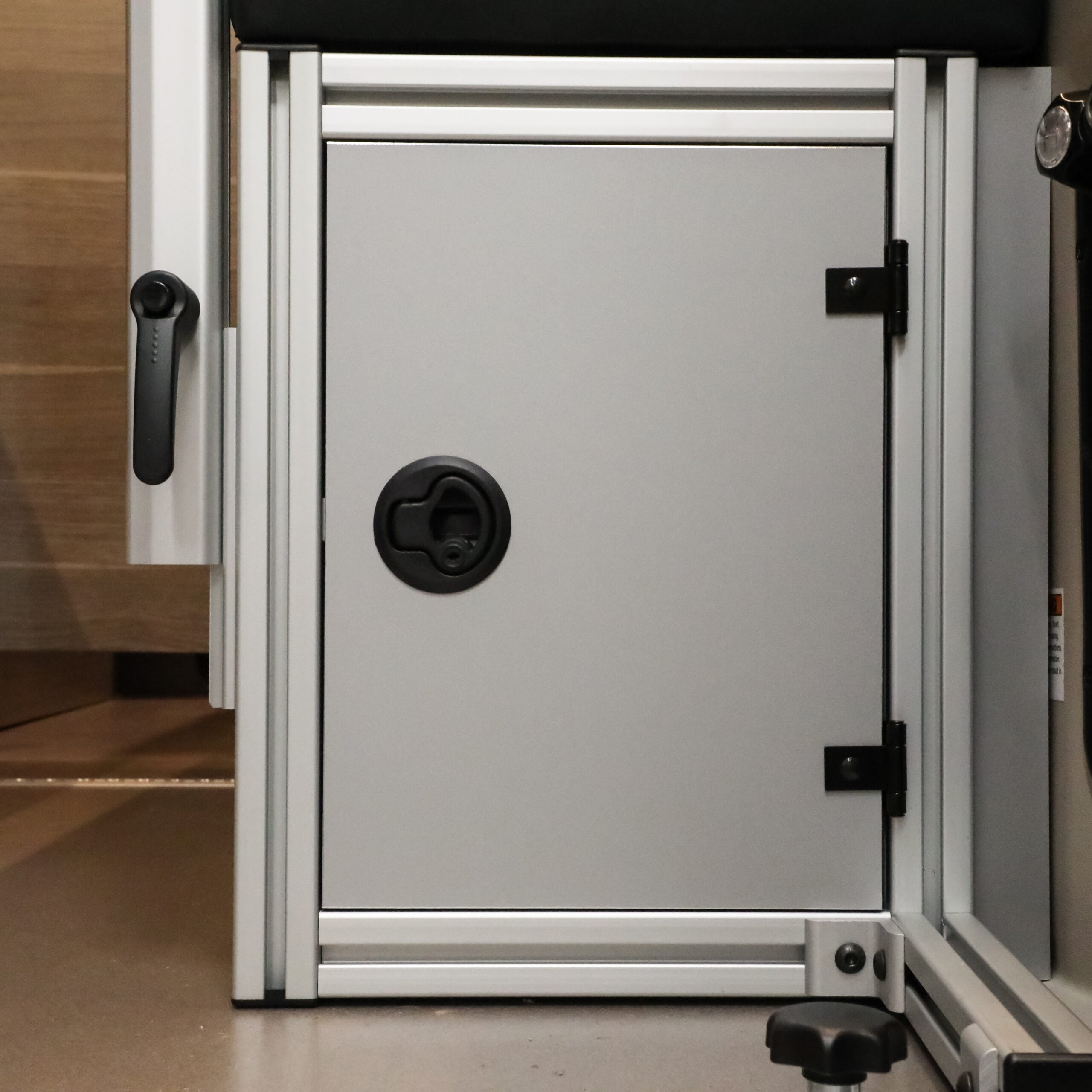 The 2021+ GLSS™ GARAGE LOUNGE STORAGE SYSTEM made for the JAYCO/ENTEGRA Patent Pending