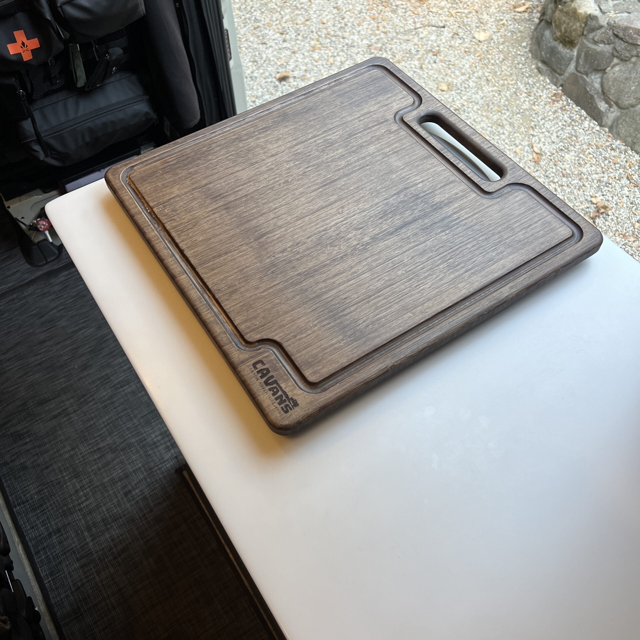 Bamboo Cutting Board - STO chocolate