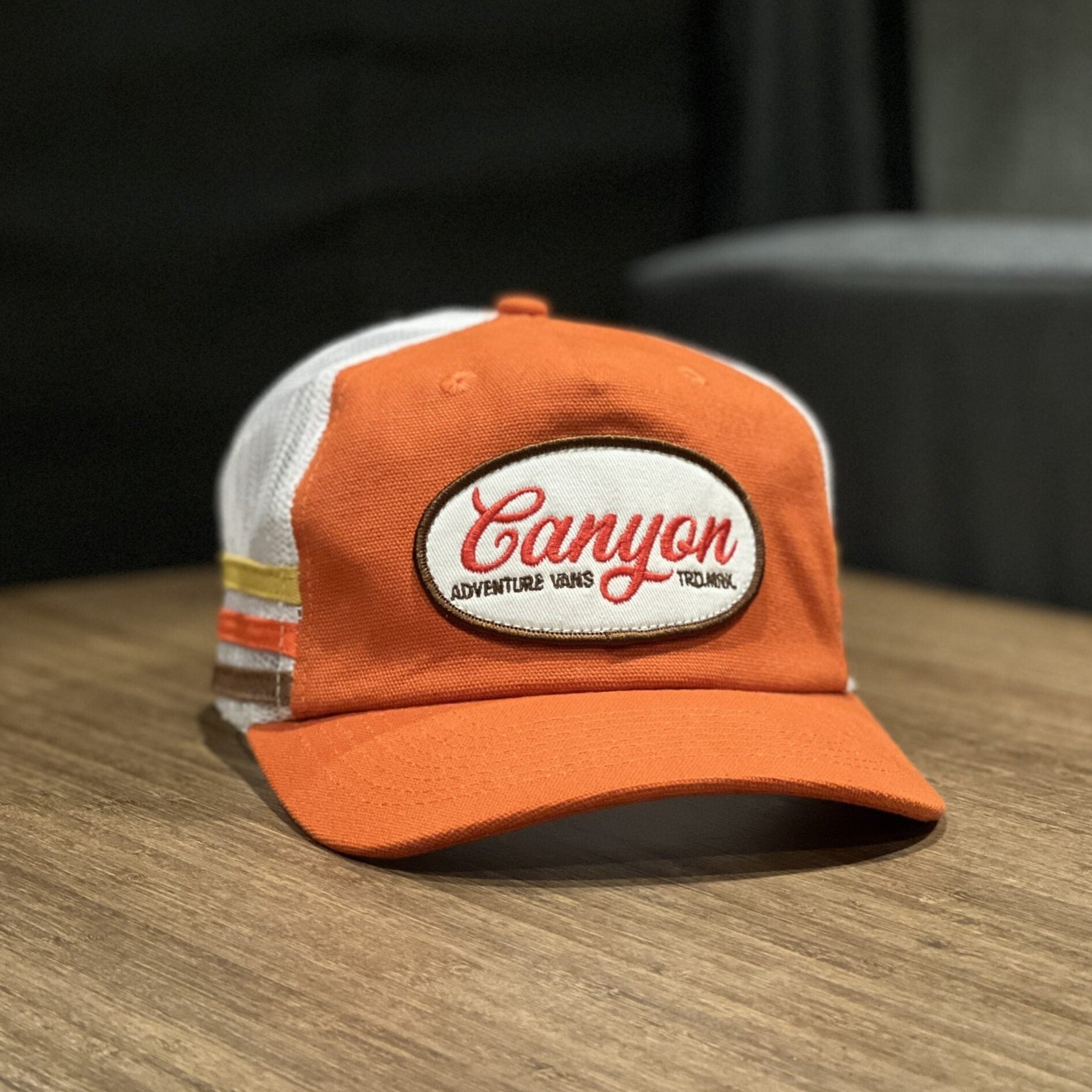 CA Trucker Hat – Retro Cotton Mesh Cap with Embroidered Patch