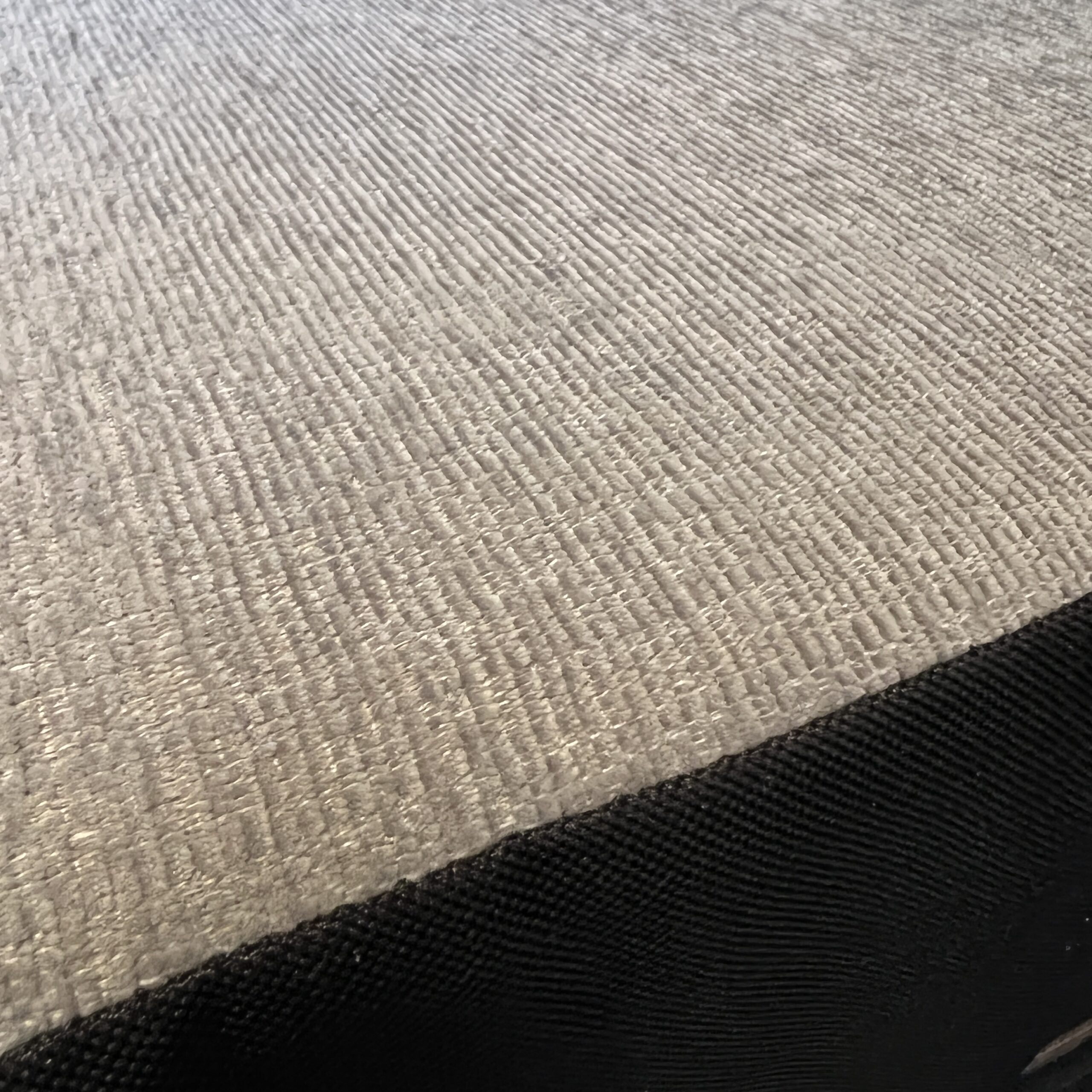 Close-up of Luxe5 Cooling Memory Foam 5-inch mattress in a Storyteller MODE van.