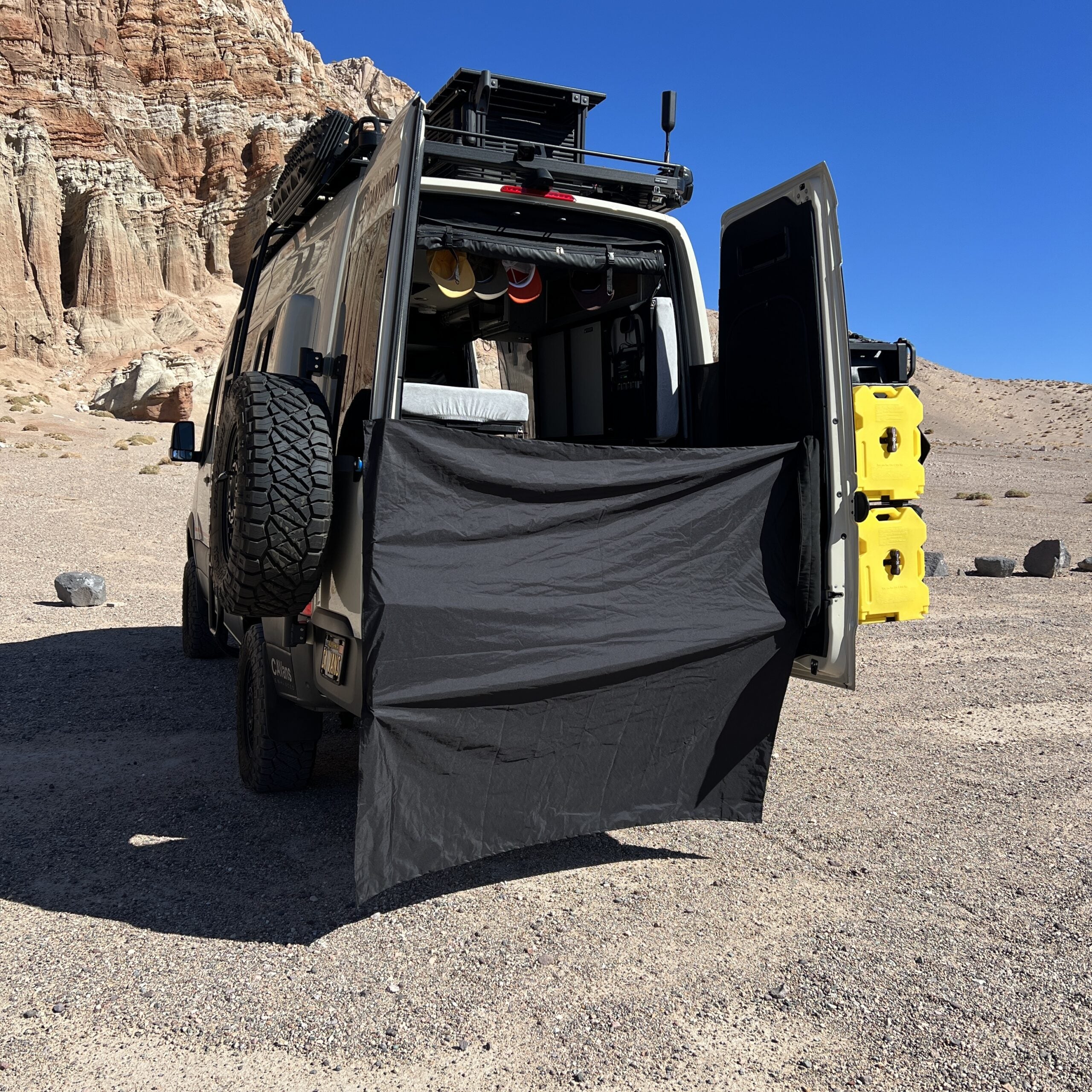 Hide-A-Way Outdoor Shower Curtain