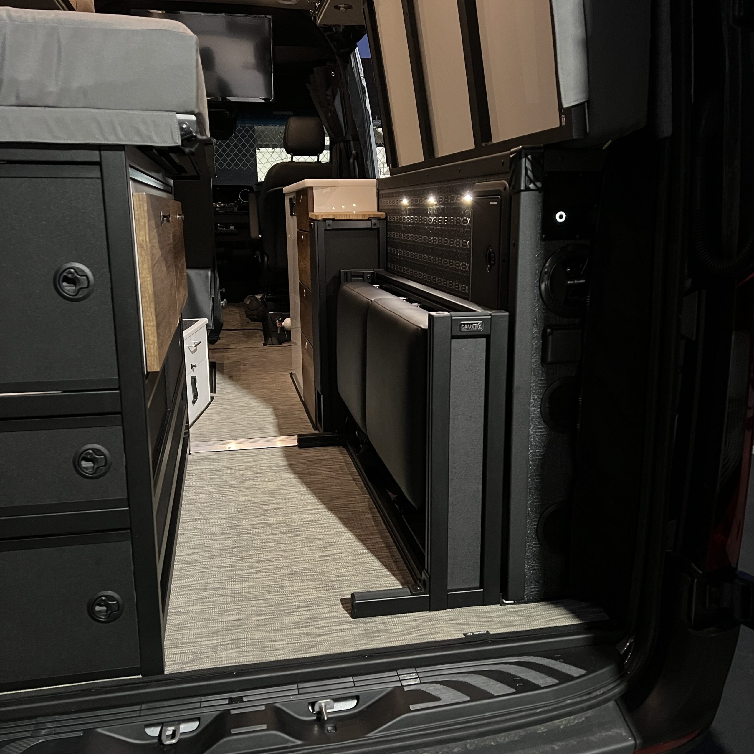 GSS™ 2.0 / CSS™ - Stows the Removable Overhead Cabinet in the new 2022+ Storyteller Modes