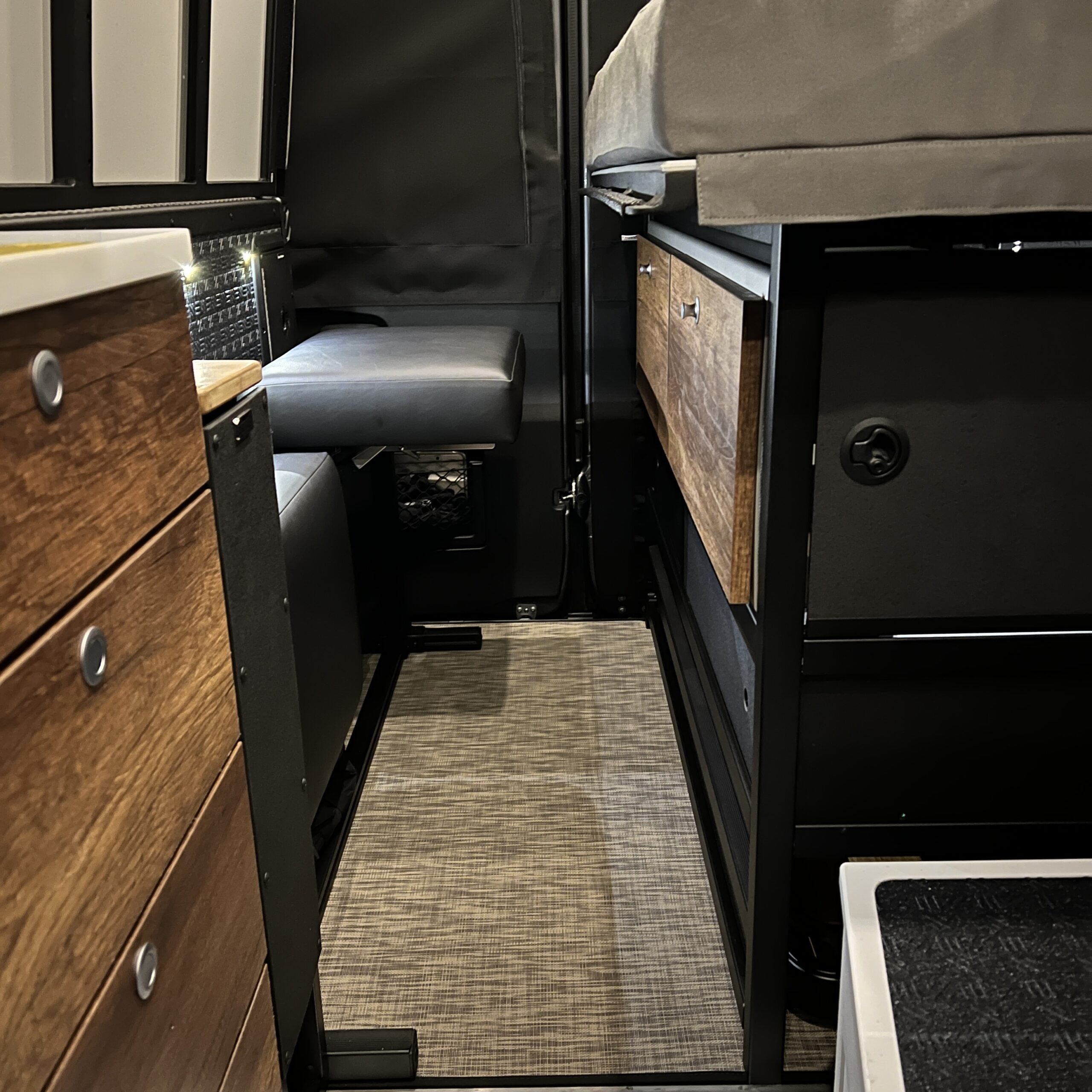 GSS™ 2.0 / CSS™ - Stows the Removable Overhead Cabinet in the new 2022+ Storyteller Modes