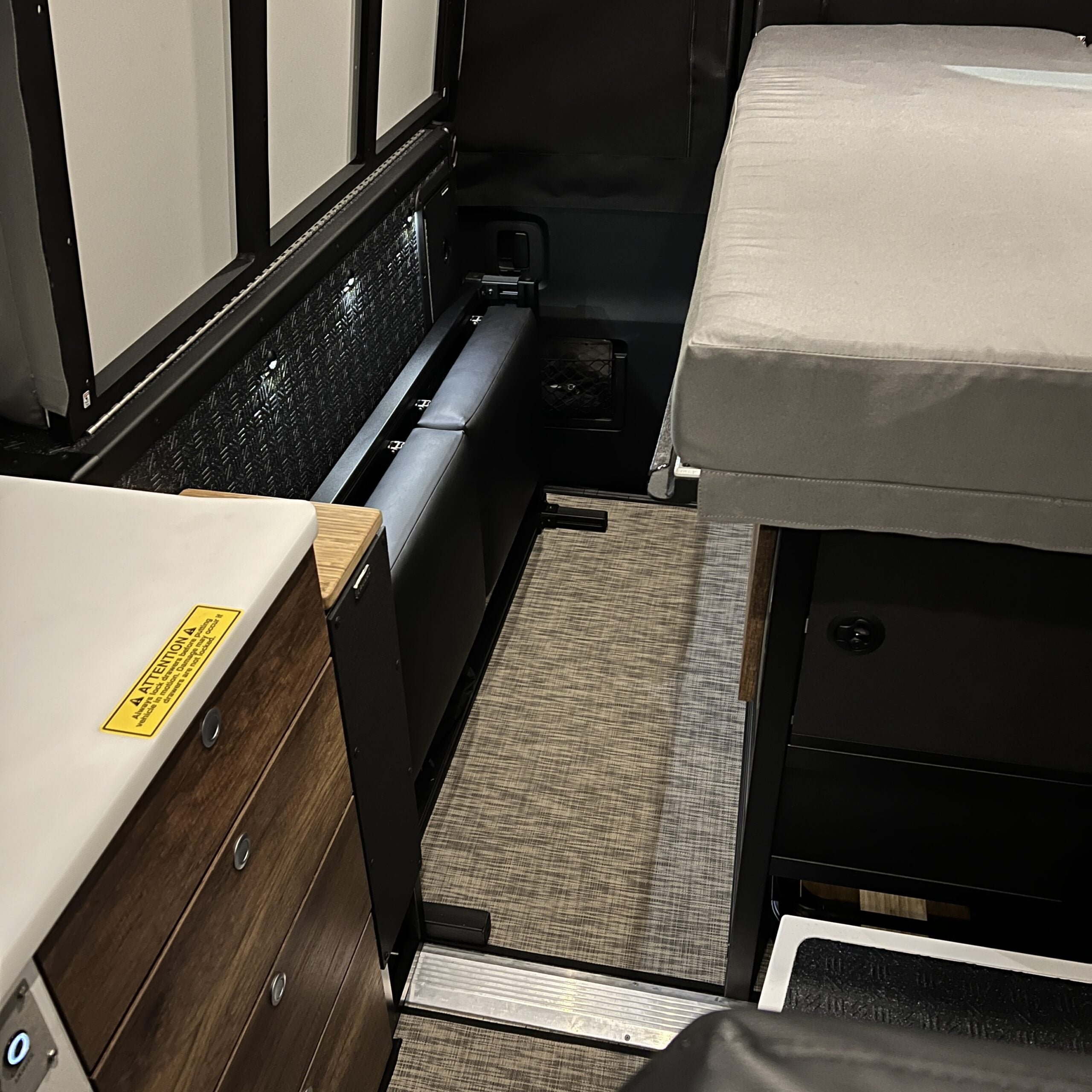 GSS™ 2.0 / CSS™ - Stows the Removable Overhead Cabinet in the new 2022+ Storyteller Modes