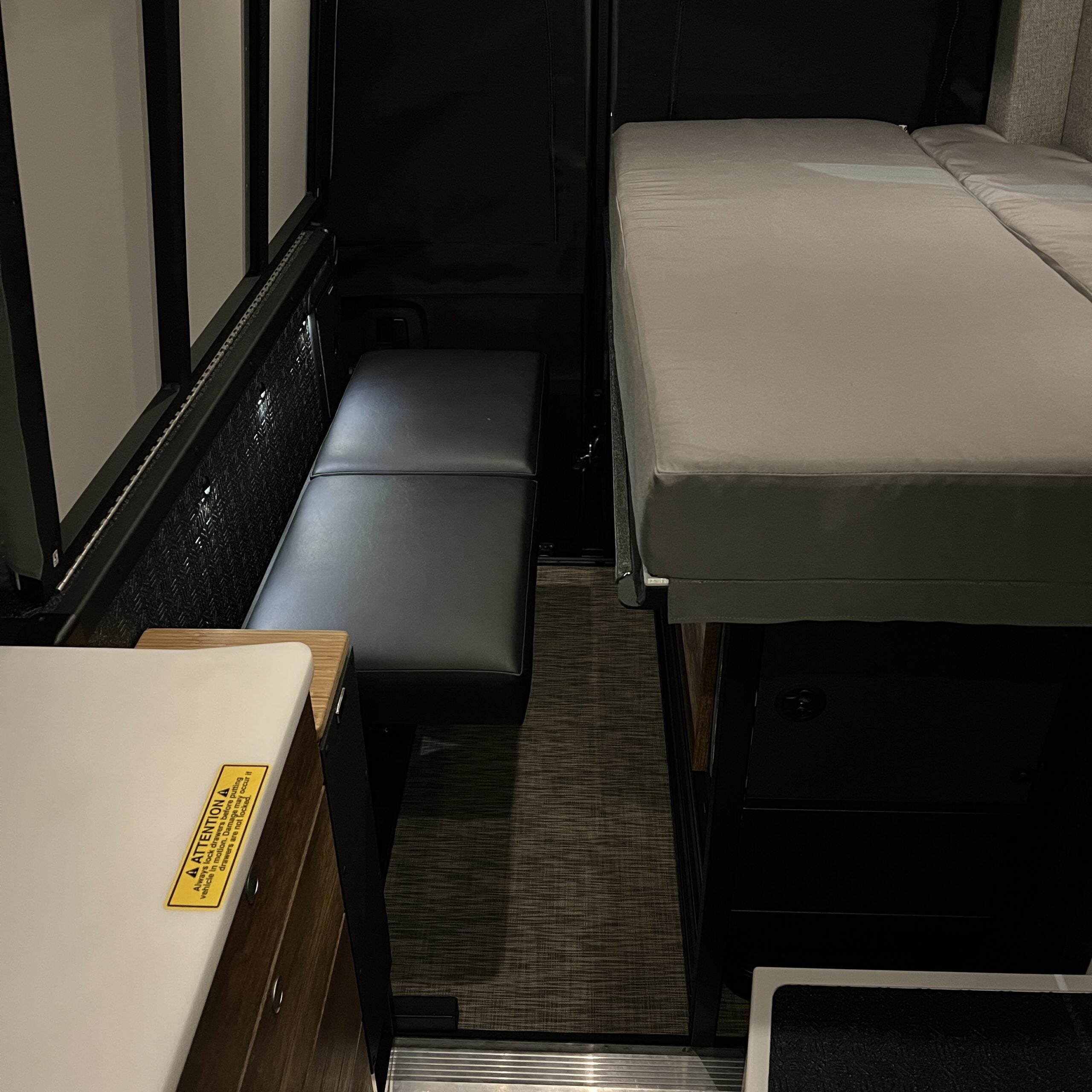 GSS™ 2.0 / CSS™ - Stows the Removable Overhead Cabinet in the new 2022+ Storyteller Modes