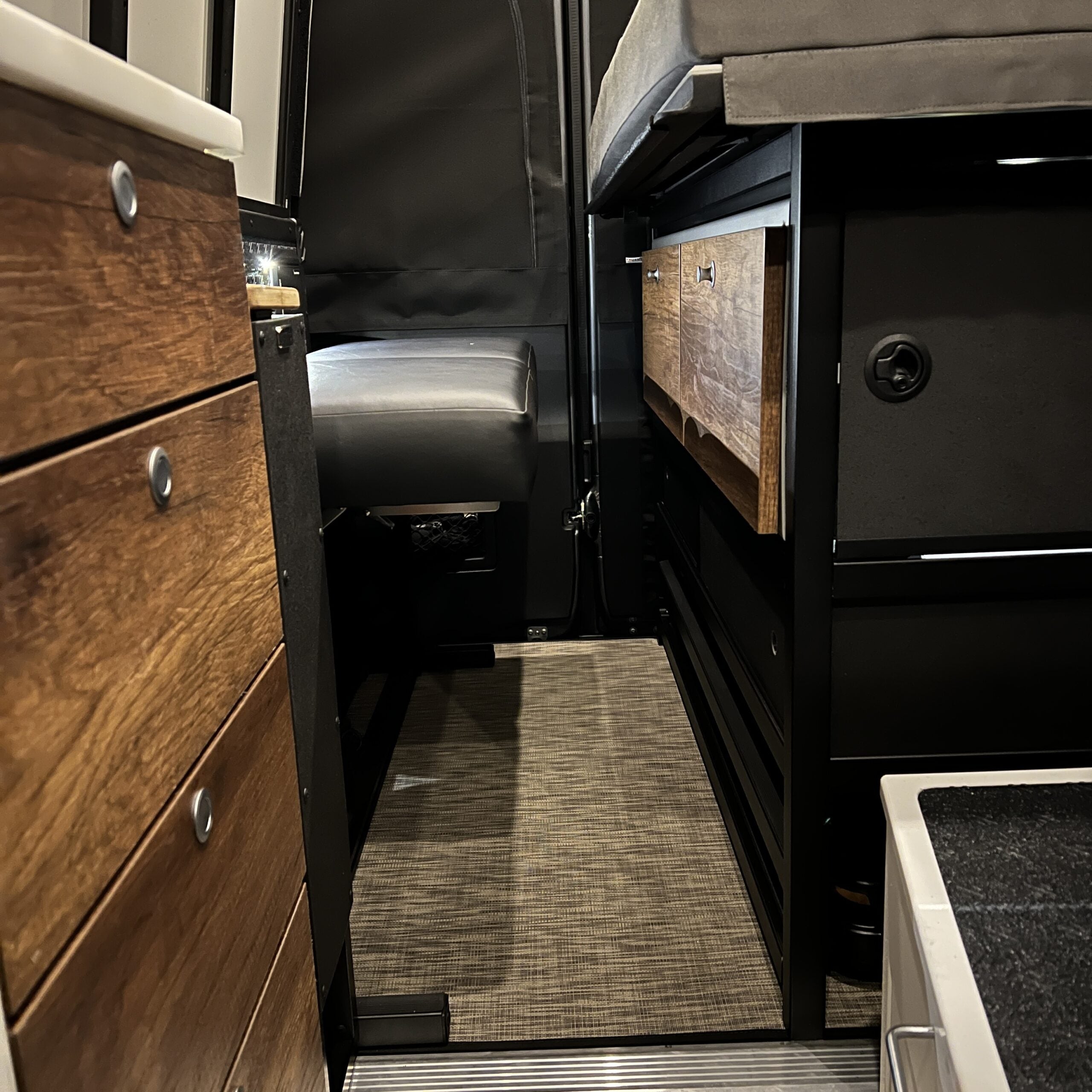 GSS™ 2.0 / CSS™ - Stows the Removable Overhead Cabinet in the new 2022+ Storyteller Modes