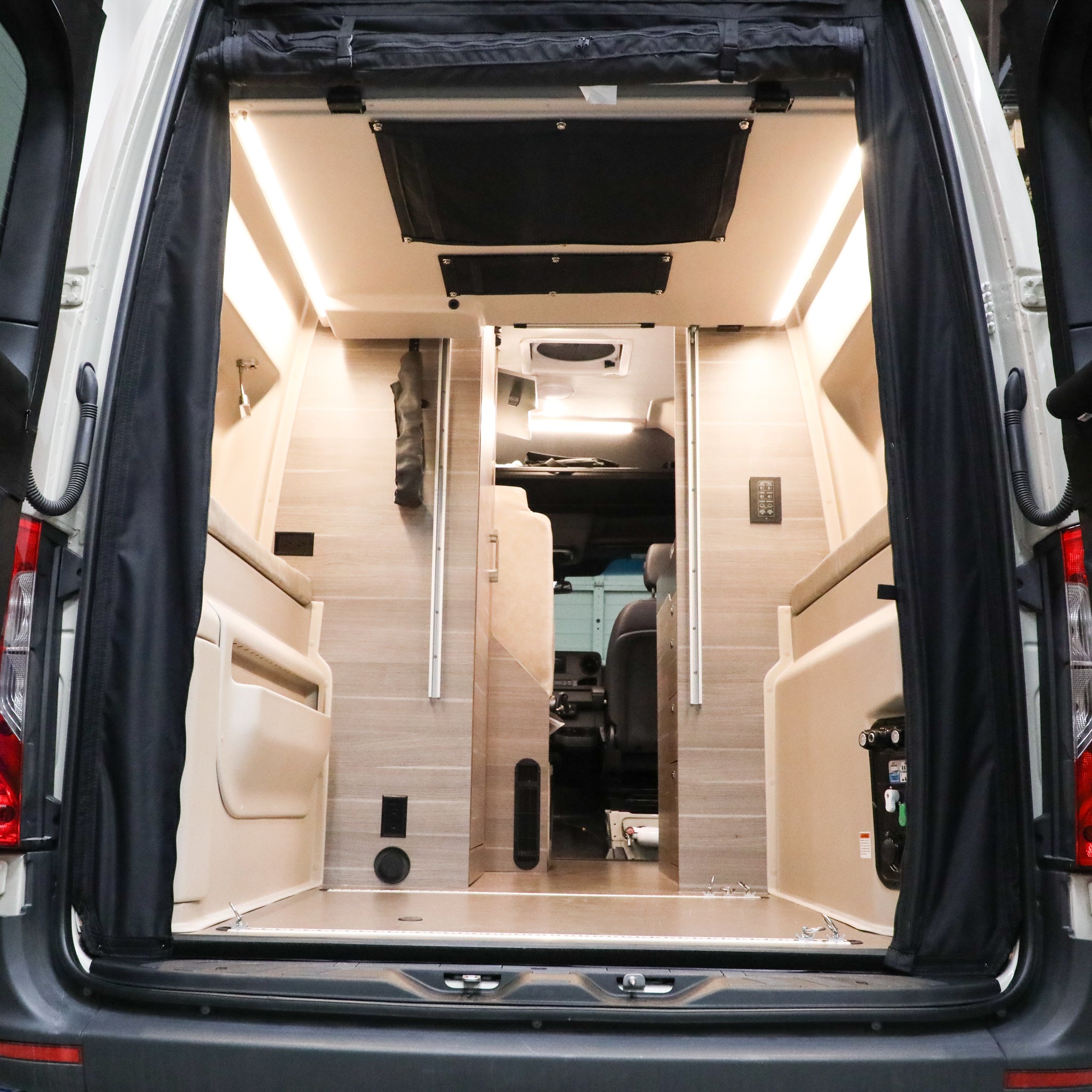 The 2021+ GLSS™ GARAGE LOUNGE STORAGE SYSTEM made for the JAYCO/ENTEGRA Patent Pending