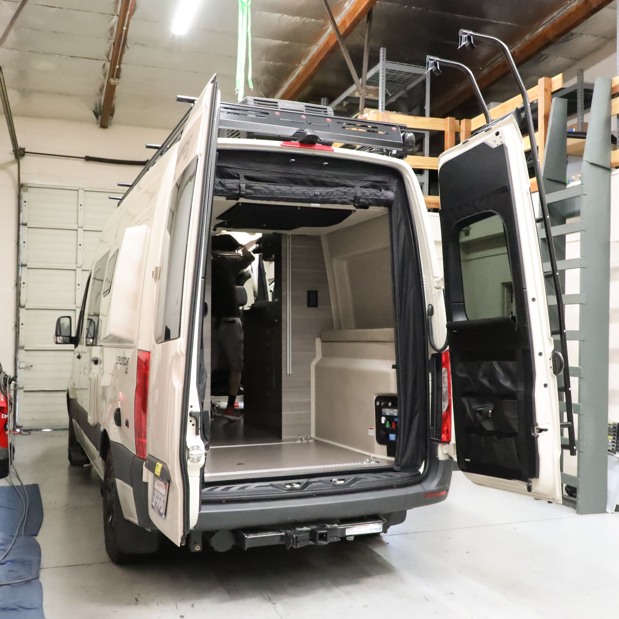 The 2021+ GLSS™ GARAGE LOUNGE STORAGE SYSTEM made for the JAYCO/ENTEGRA Patent Pending