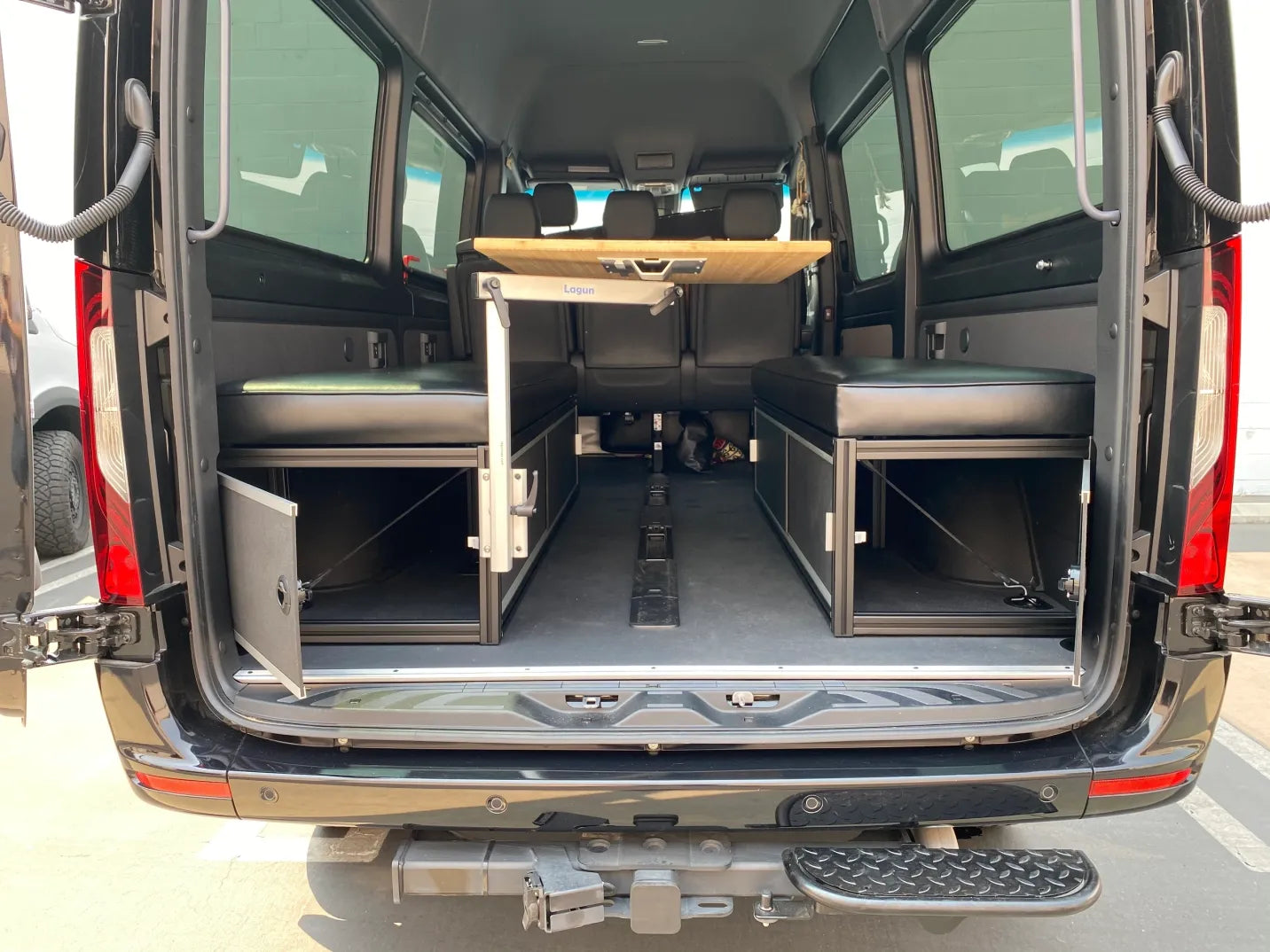 The 2019+ GLSS™ Garage Lounge Storage Systems - Made for Sprinter Passenger Vans