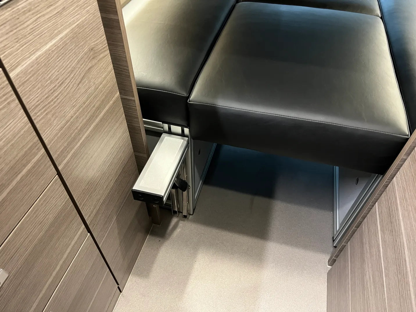 The 2021+ GLSS™ GARAGE LOUNGE STORAGE SYSTEM made for the JAYCO/ENTEGRA Patent Pending