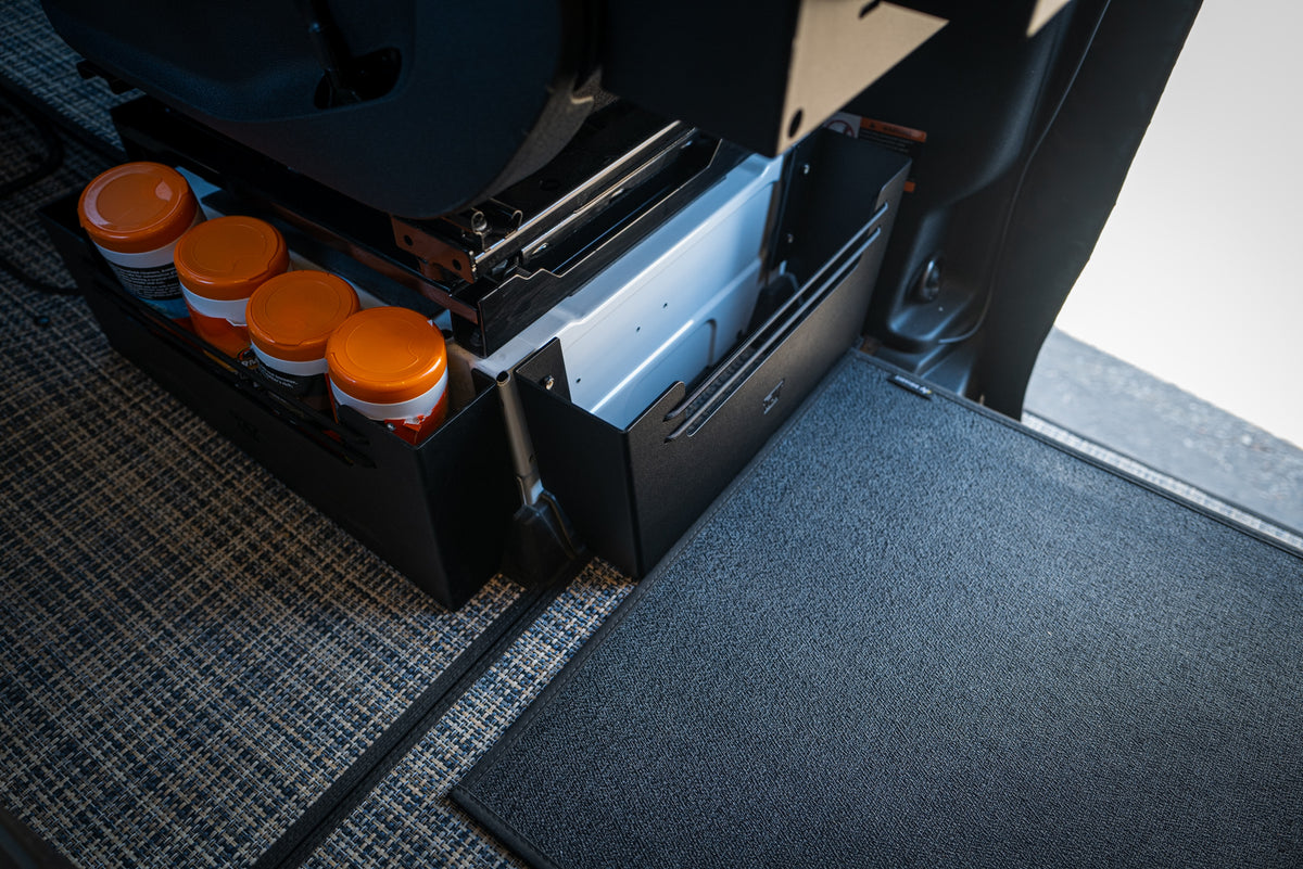 Mercedes Sprinter Rear Seat Base Storage Cubby