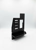 Black Canyon Kitchen Caddy by Storyteller with shelf and cutouts for van wall mounting