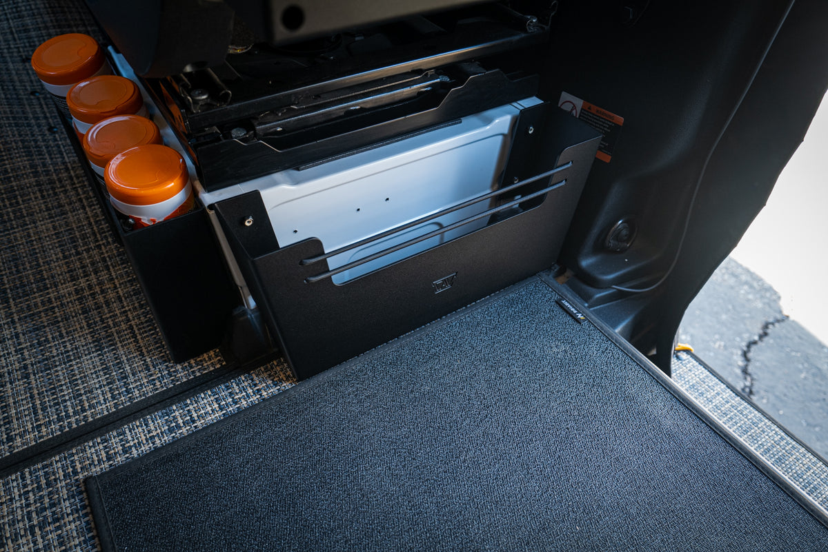 Mercedes Sprinter Rear Seat Base Storage Cubby