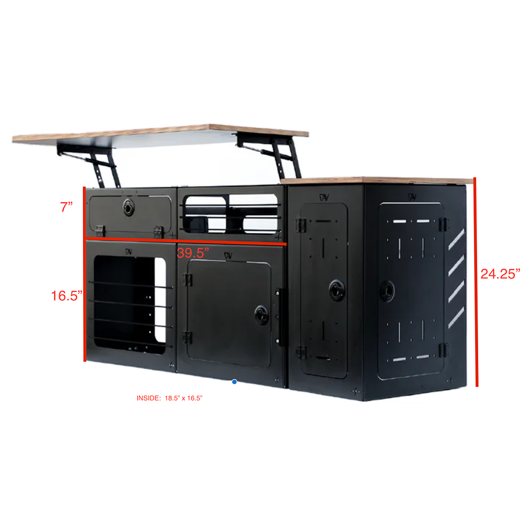 GLSS™ Passenger PRO - With Pull Out Desk and H2O Box