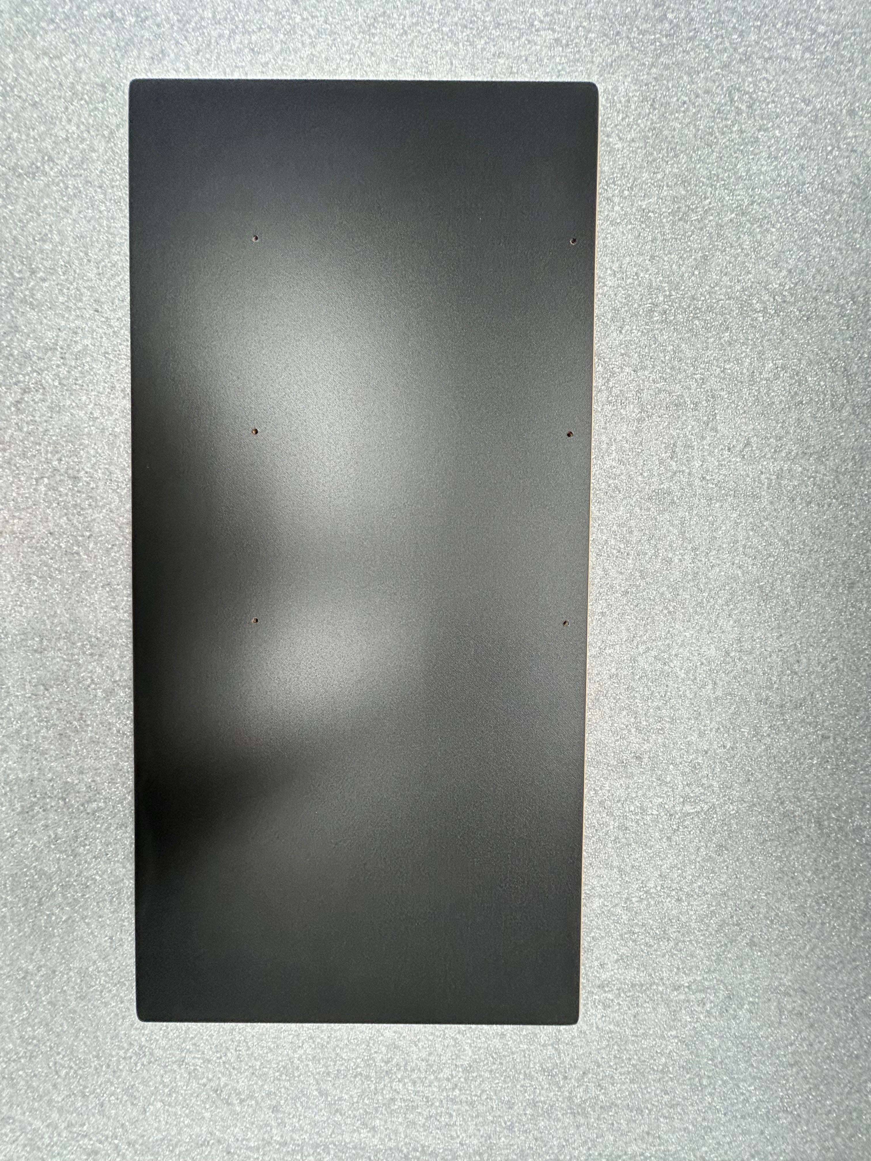 Small Universal Table Top with pre-drilled holes shown on a textured surface.