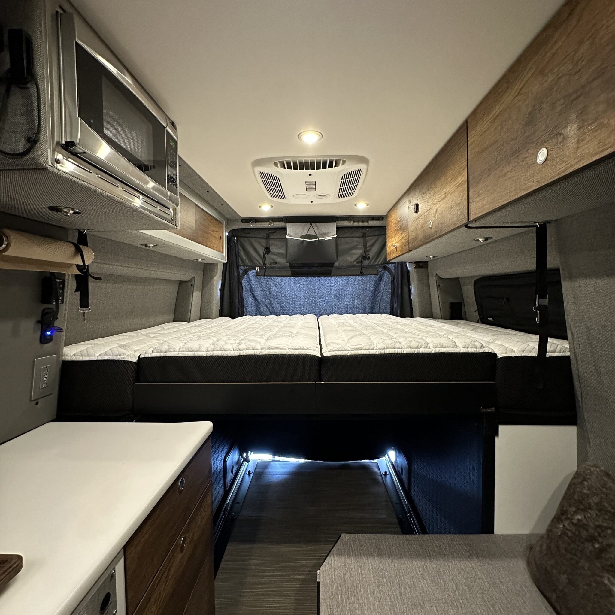 Murphy Bed System with Slide-Out Extensions - Storyteller Overland Mode