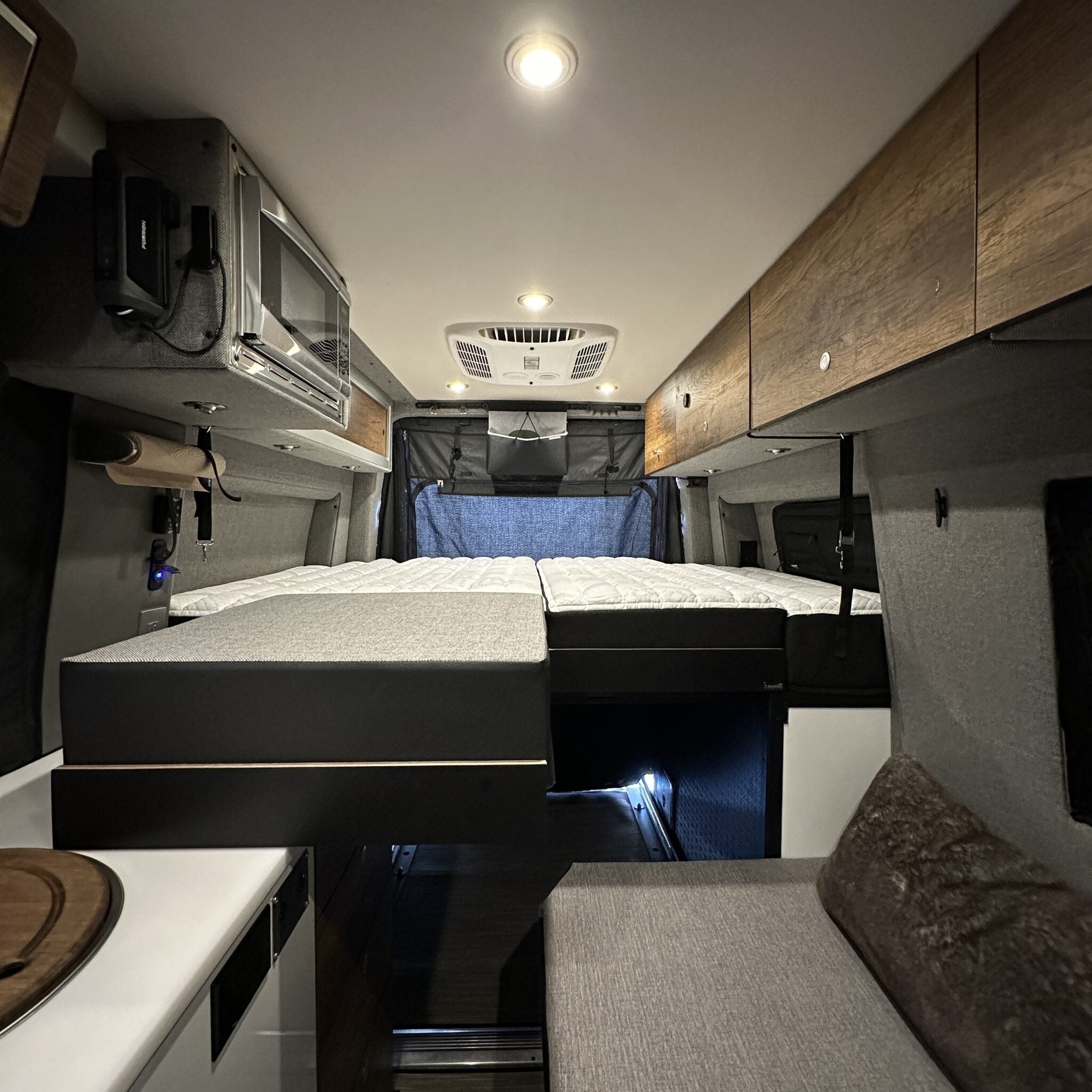 Murphy Bed System with Slide-Out Extensions - Storyteller Overland Mode