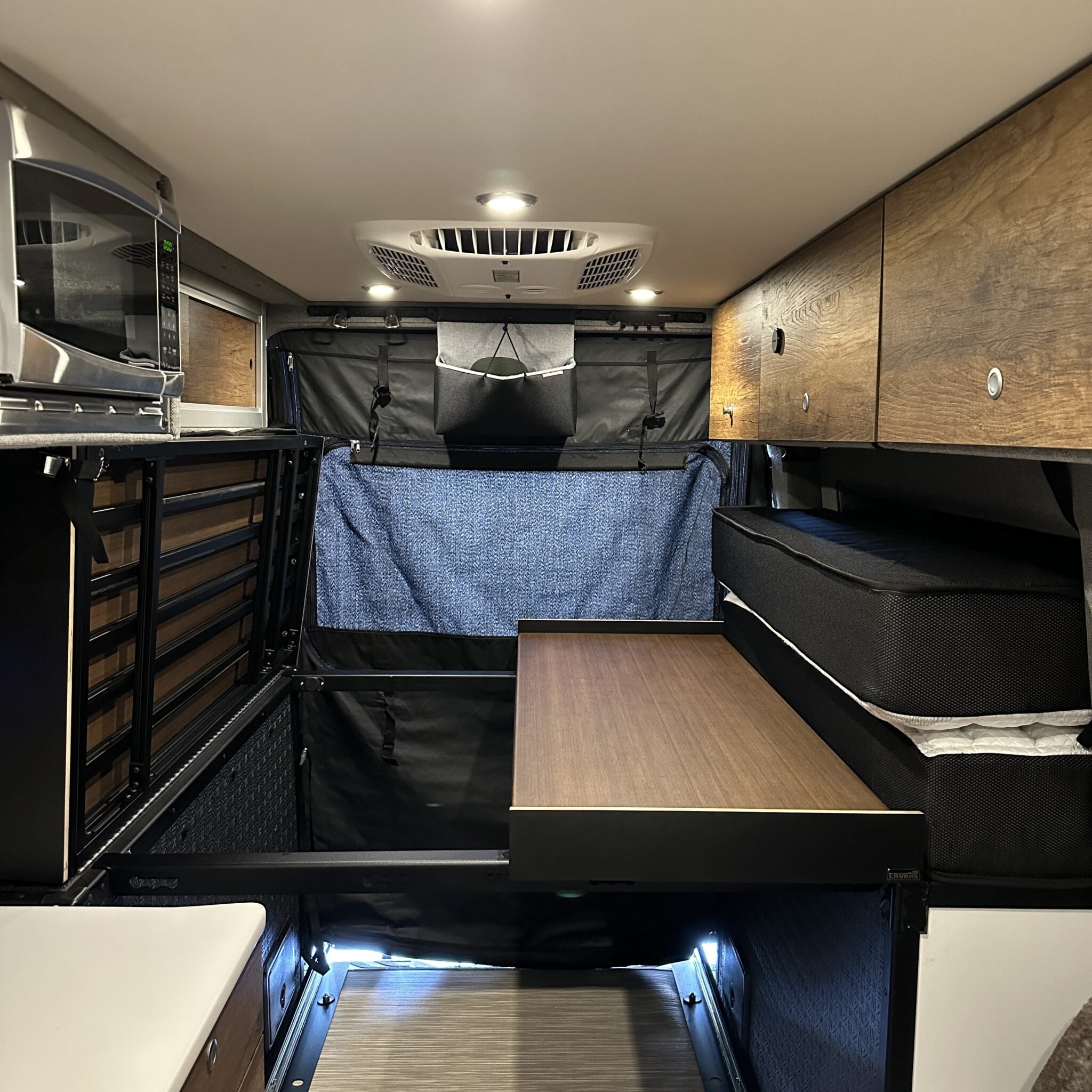 Murphy Bed System with Slide-Out Extensions - Storyteller Overland Mode