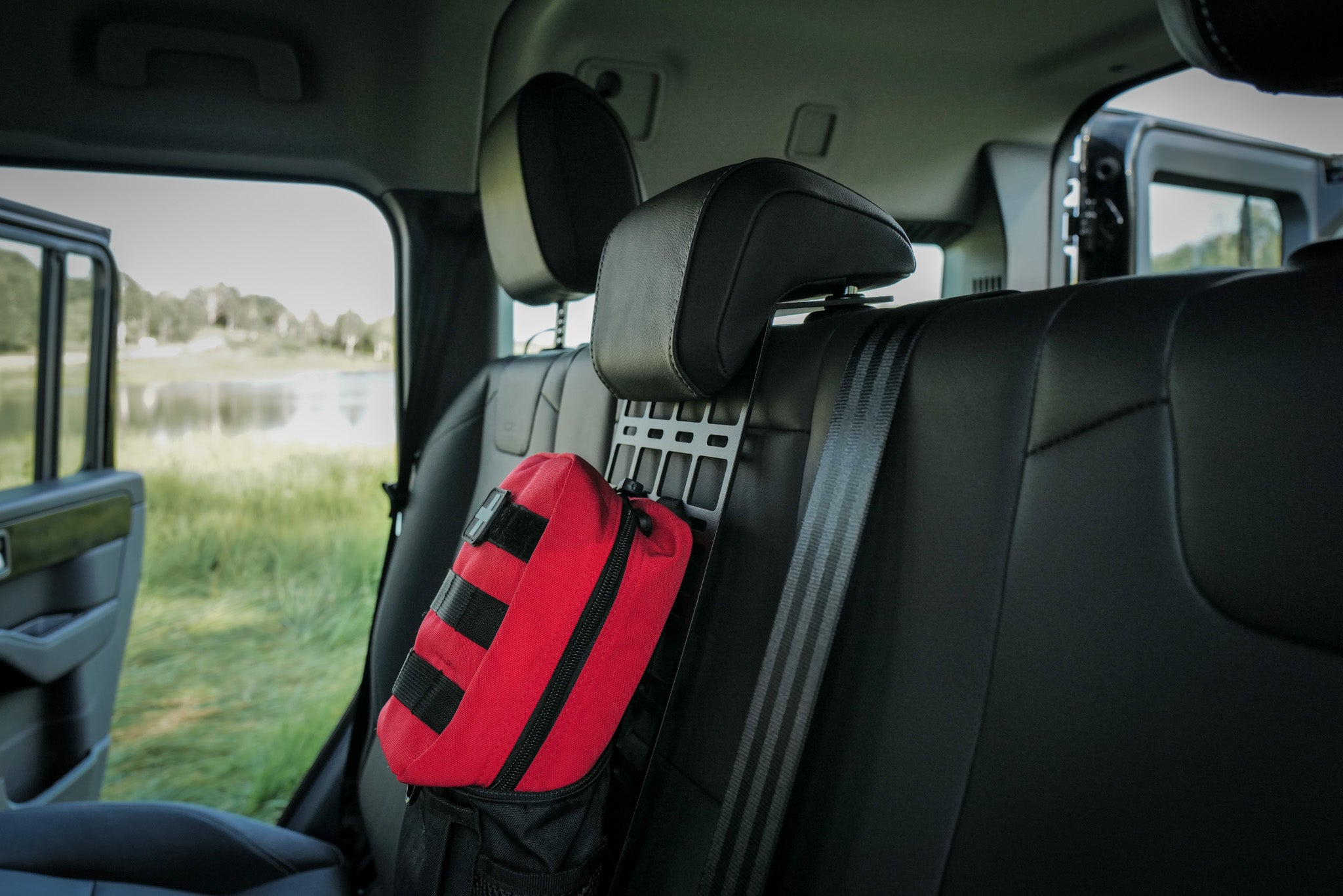 INEOS Grenadier rear seat molle panel organizer 