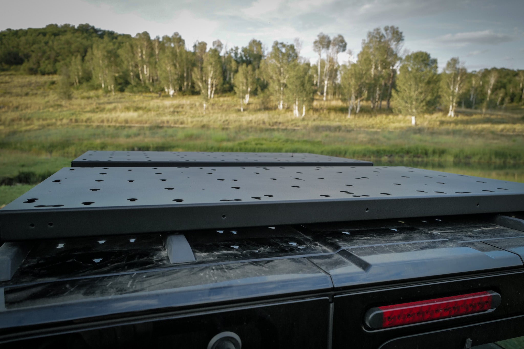 INEOS Grenadier + Quartermaster Roof platform with options for lights and gear